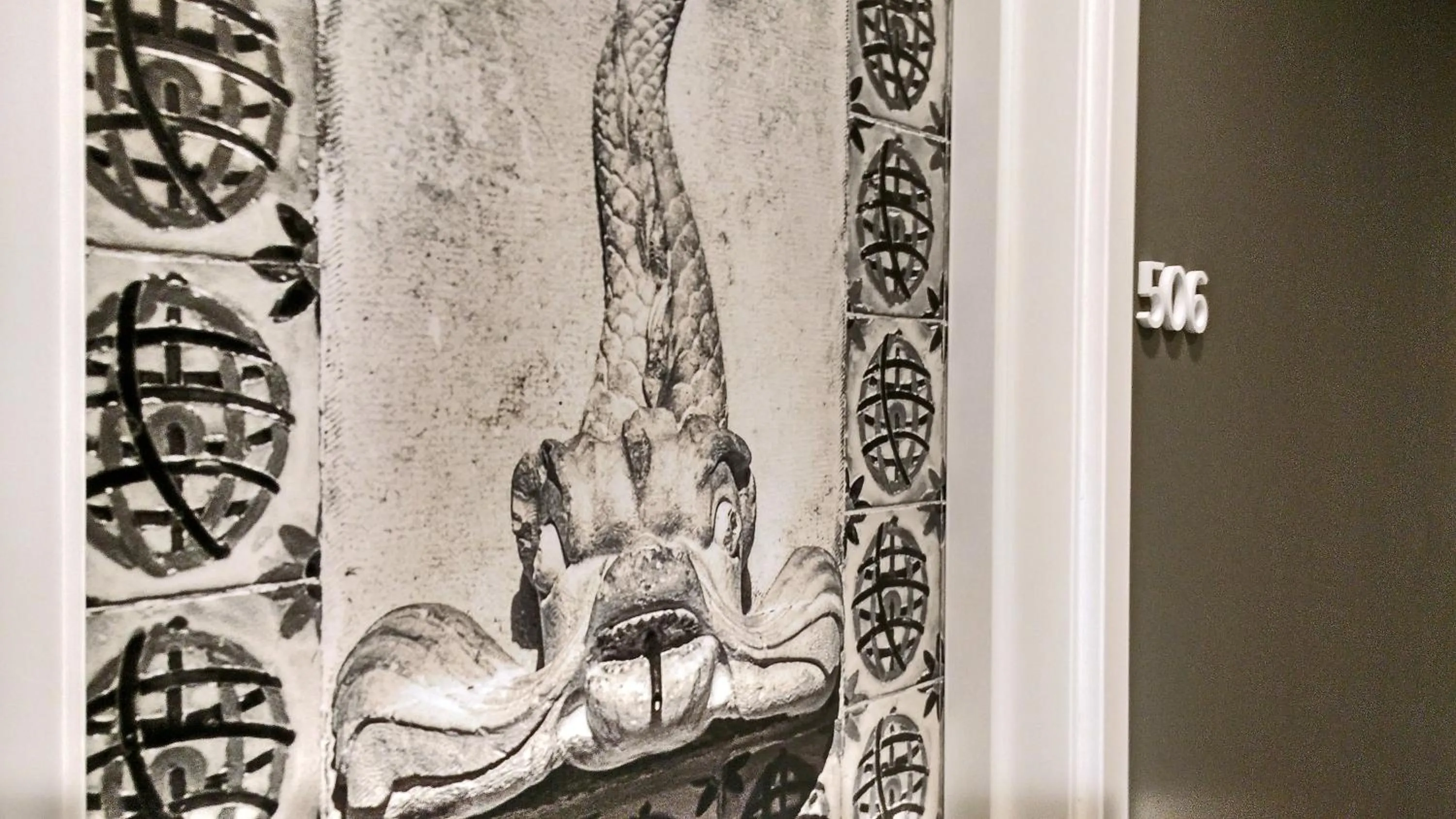 Decorative detail in Lisbon Sao Bento Hotel