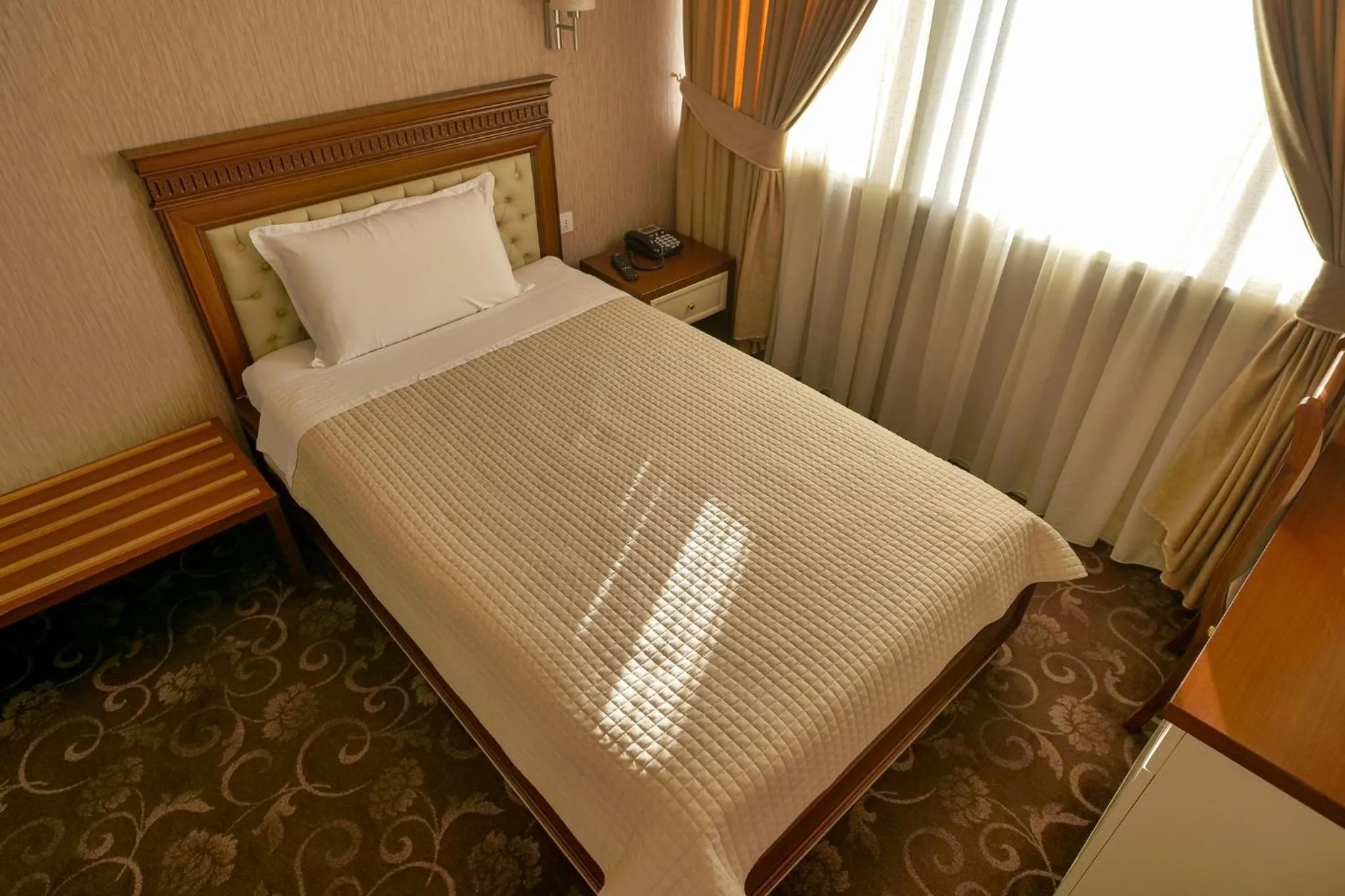 Bed in Rozafa Hotel