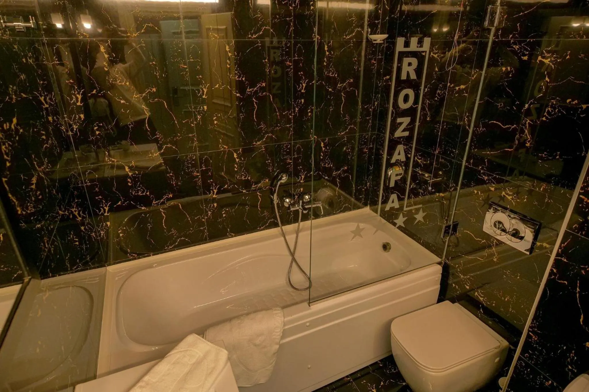 Bathroom in Rozafa Hotel