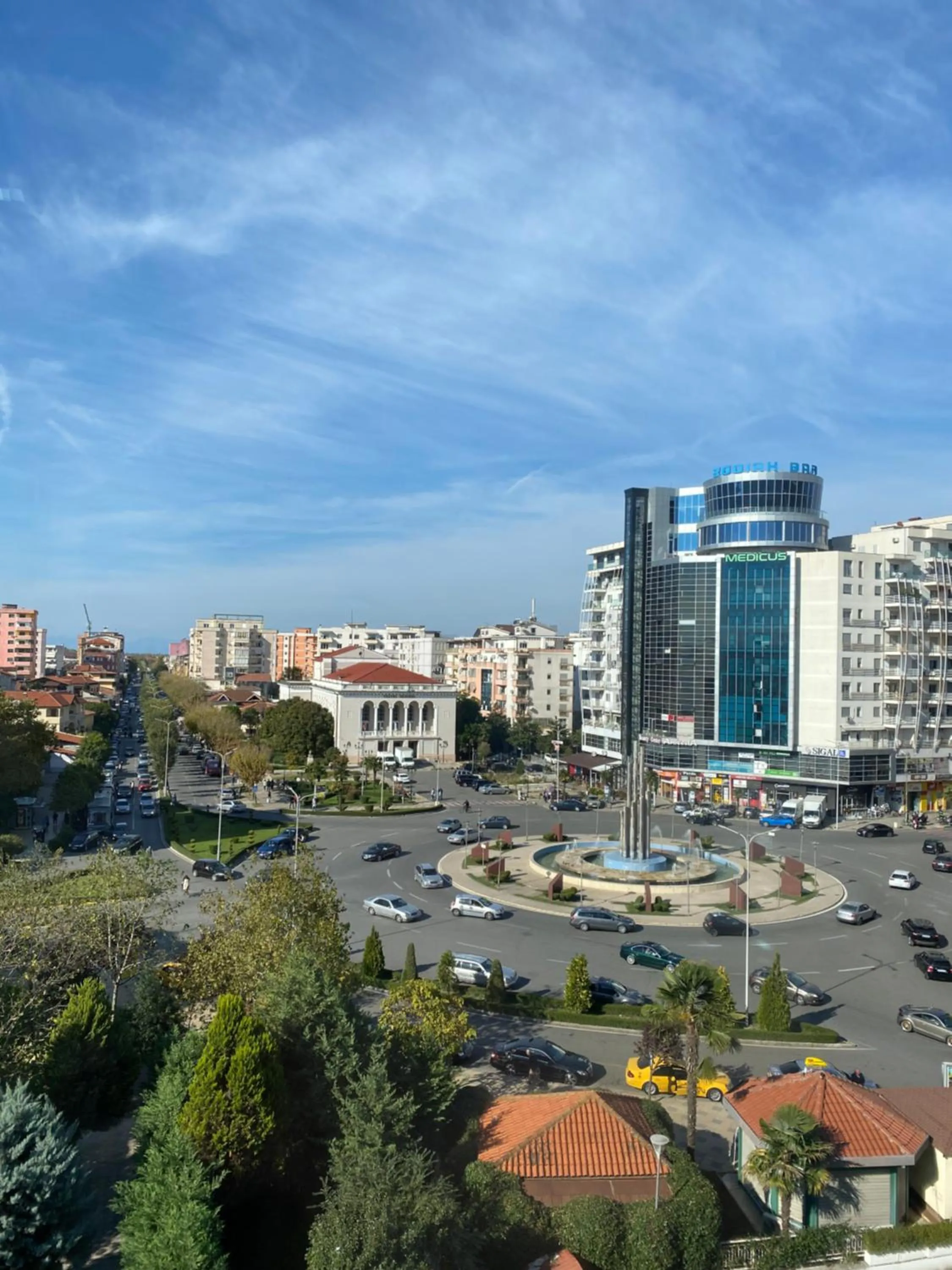 City view in Rozafa Hotel