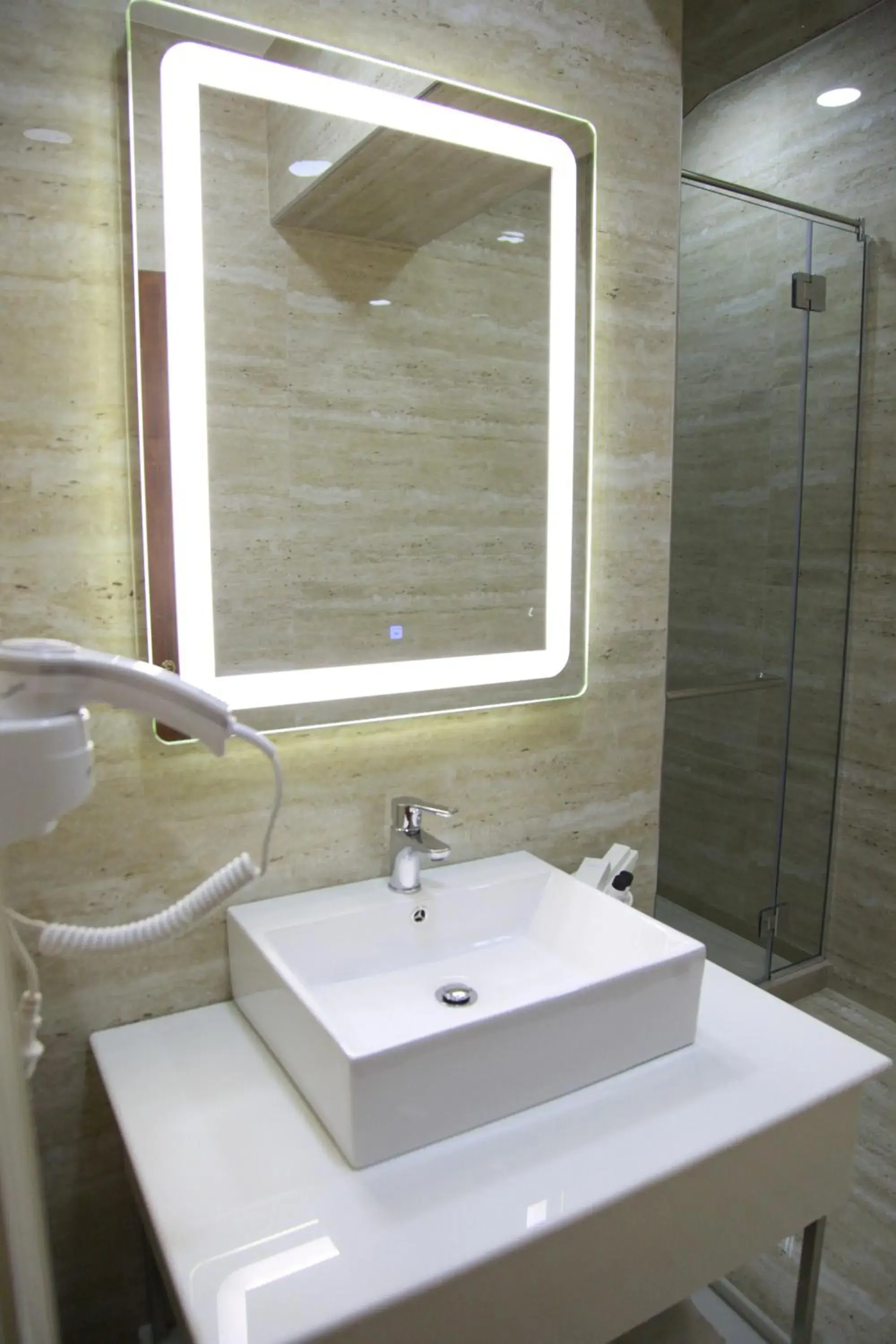 Bathroom in Rozafa Hotel Bathroom in Rozafa Hotel