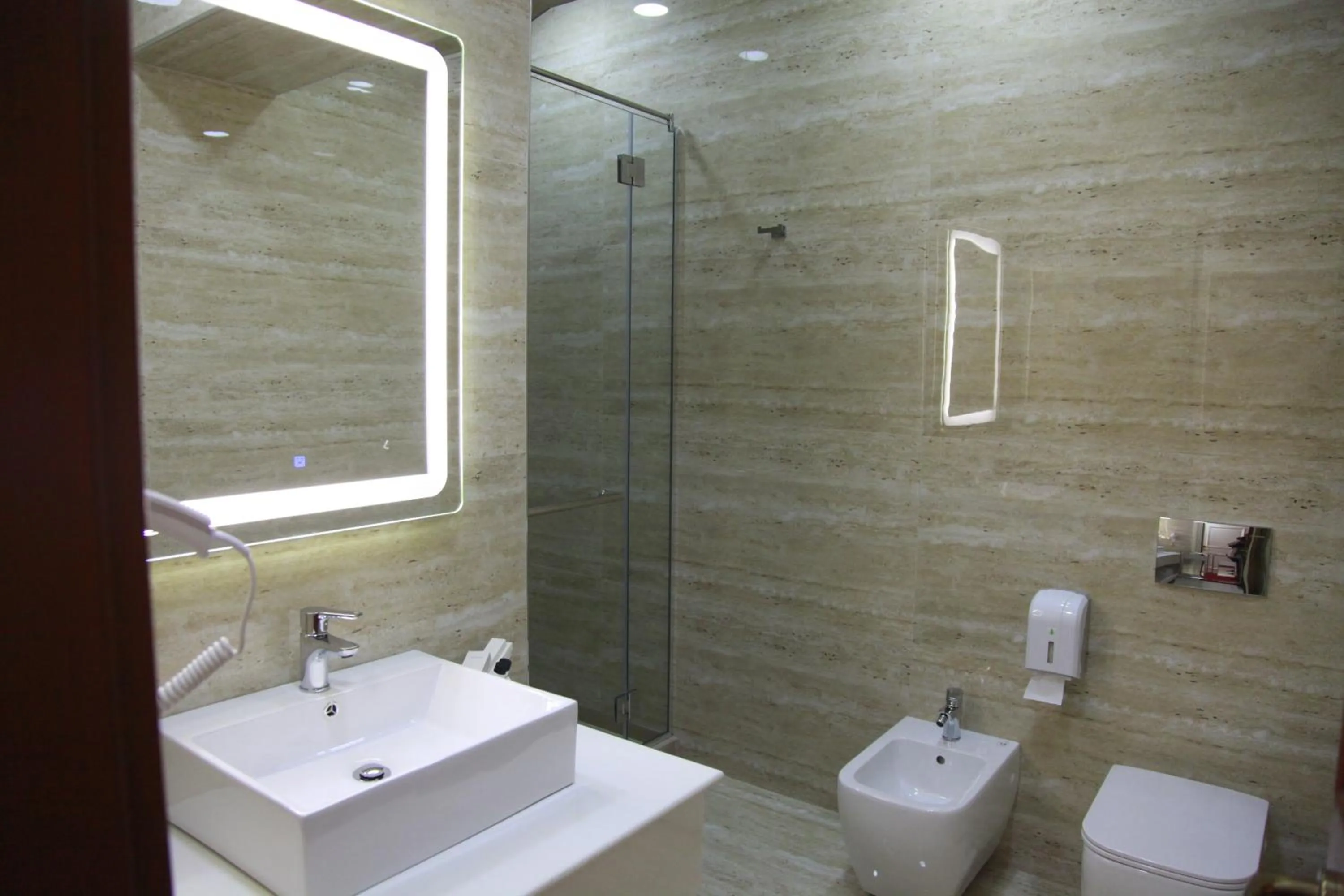 Bathroom in Rozafa Hotel