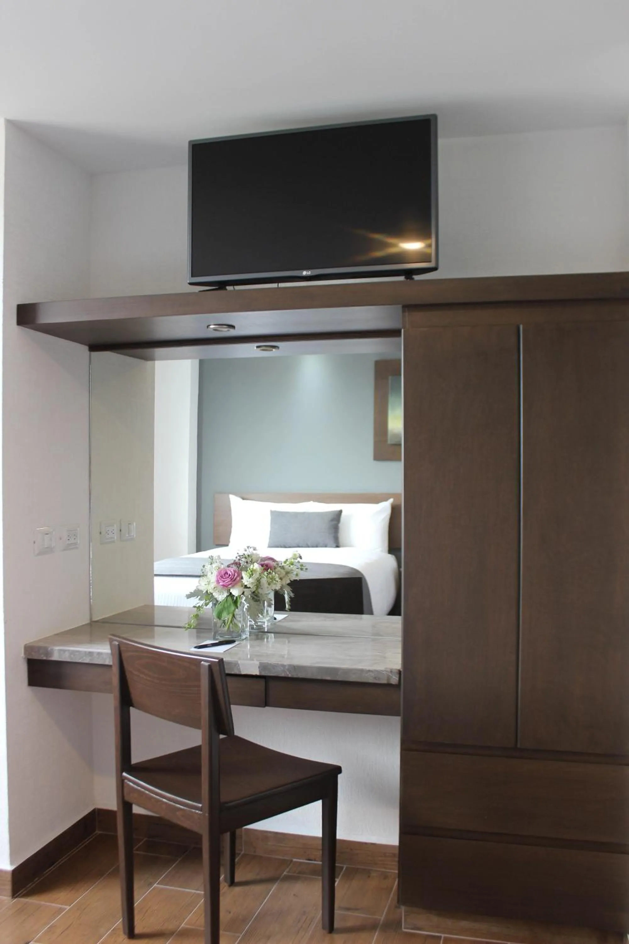 Bedroom, Bed in Eco Hotel Guadalajara Expo