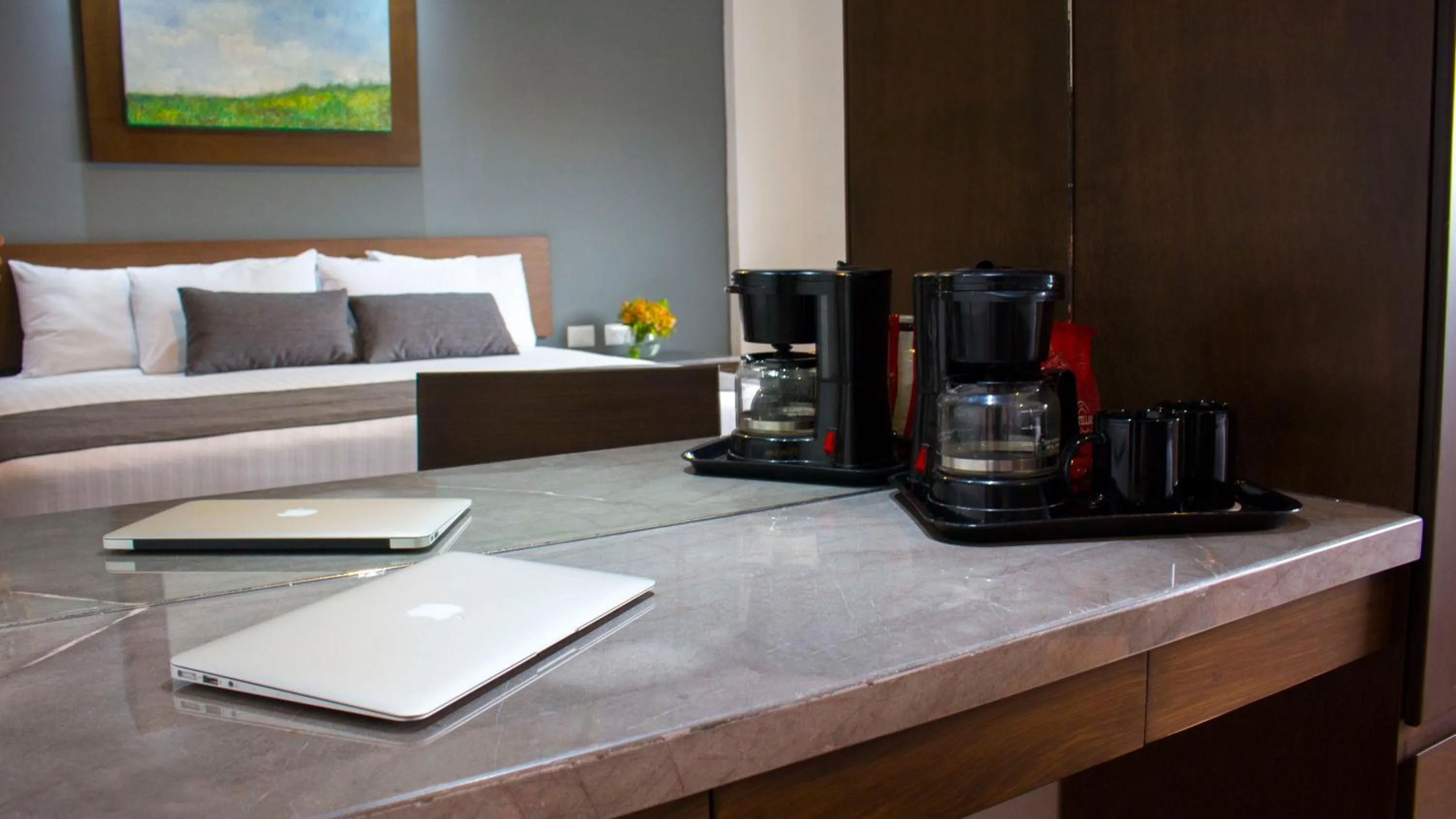 Bedroom, Bed in Eco Hotel Guadalajara Expo