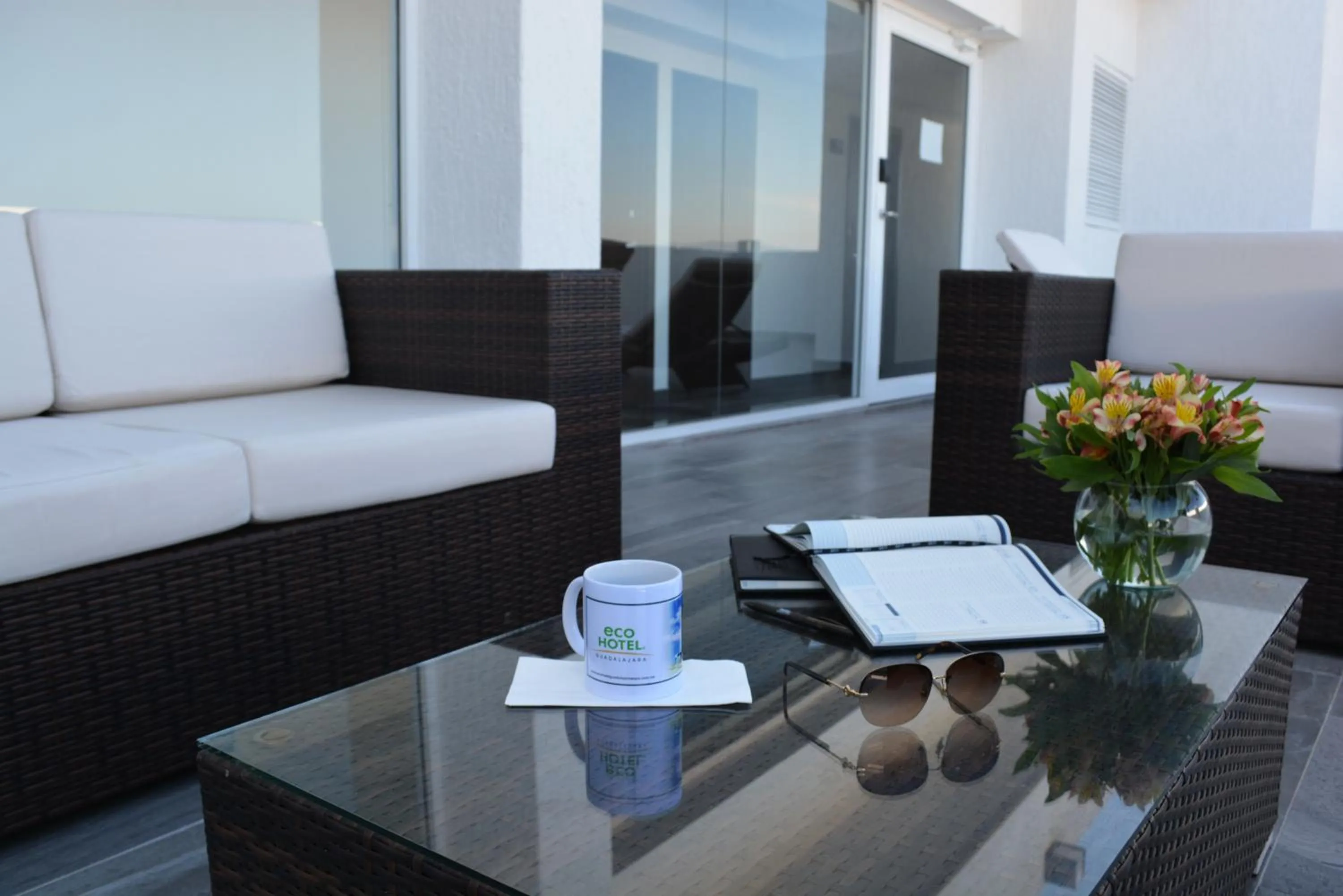 Balcony/Terrace in Eco Hotel Guadalajara Expo