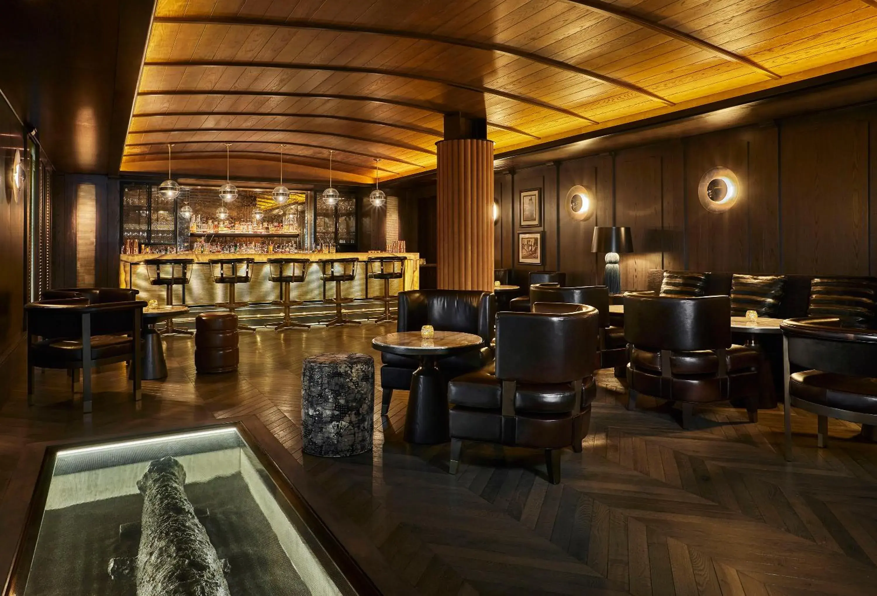 Lounge or bar in Sagamore Pendry Baltimore Lounge or bar in Sagamore Pendry Baltimore