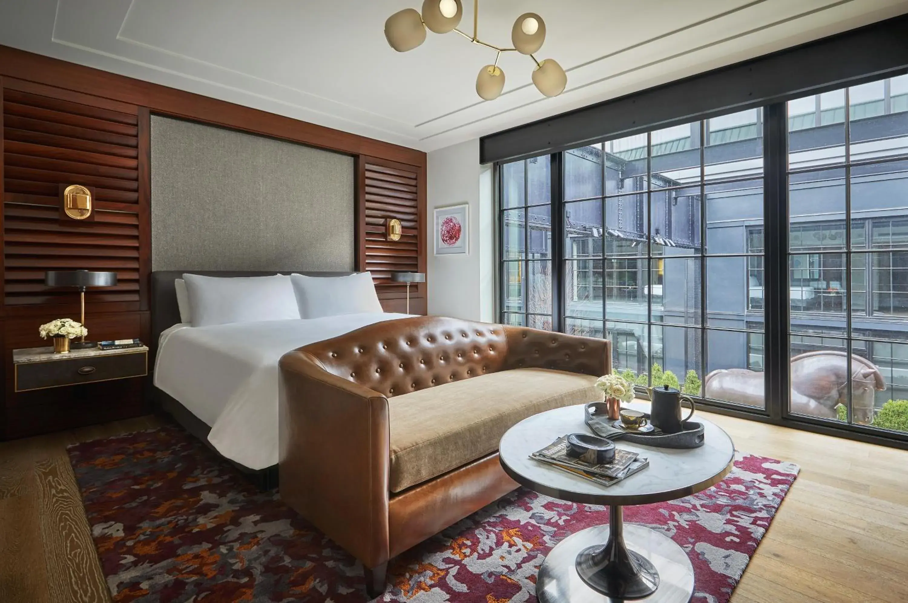 View (from property/room), Bed in Sagamore Pendry Baltimore View (from property/room), Bed in Sagamore Pendry Baltimore
