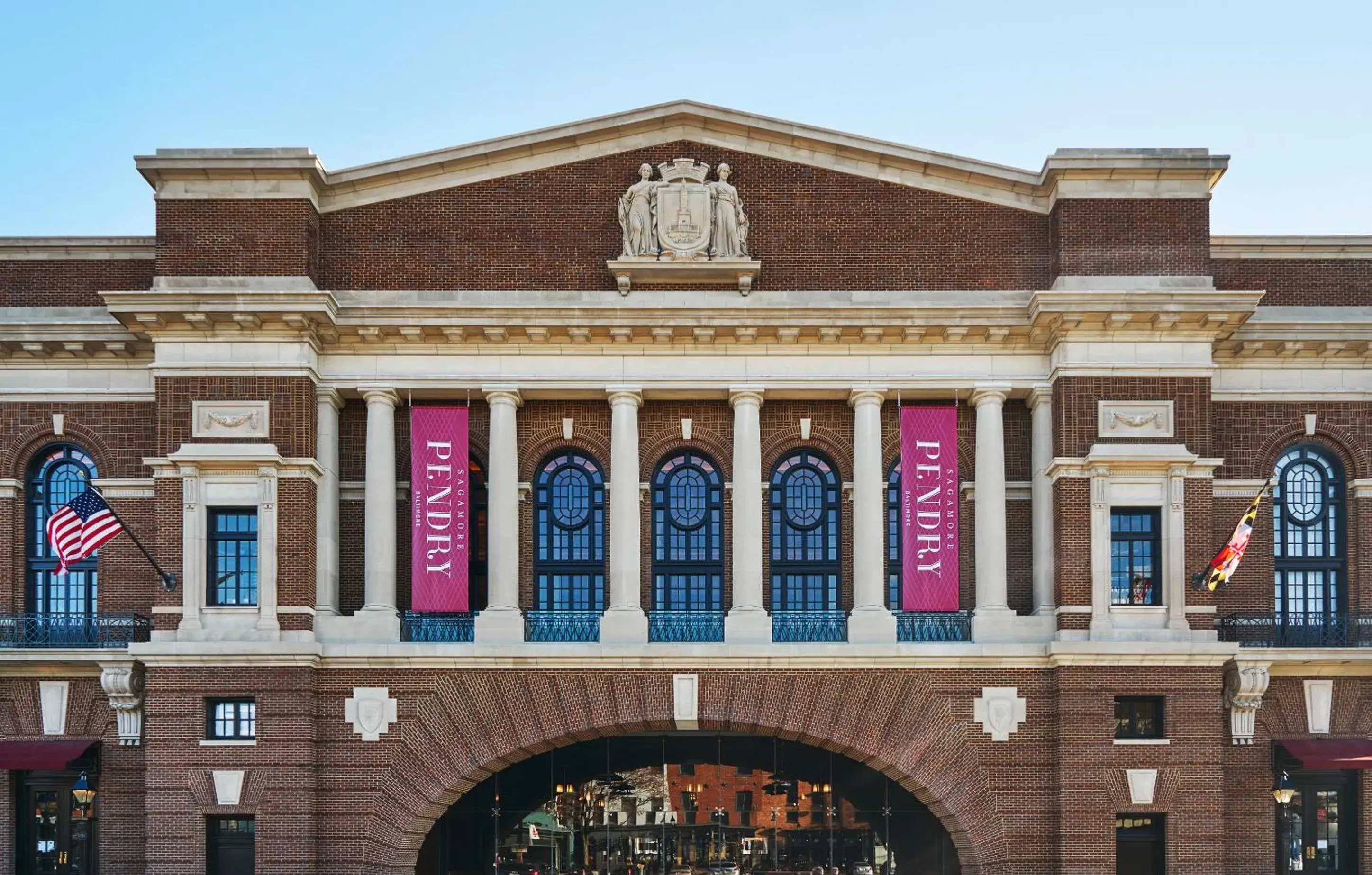 Facade/entrance in Sagamore Pendry Baltimore Facade/entrance in Sagamore Pendry Baltimore