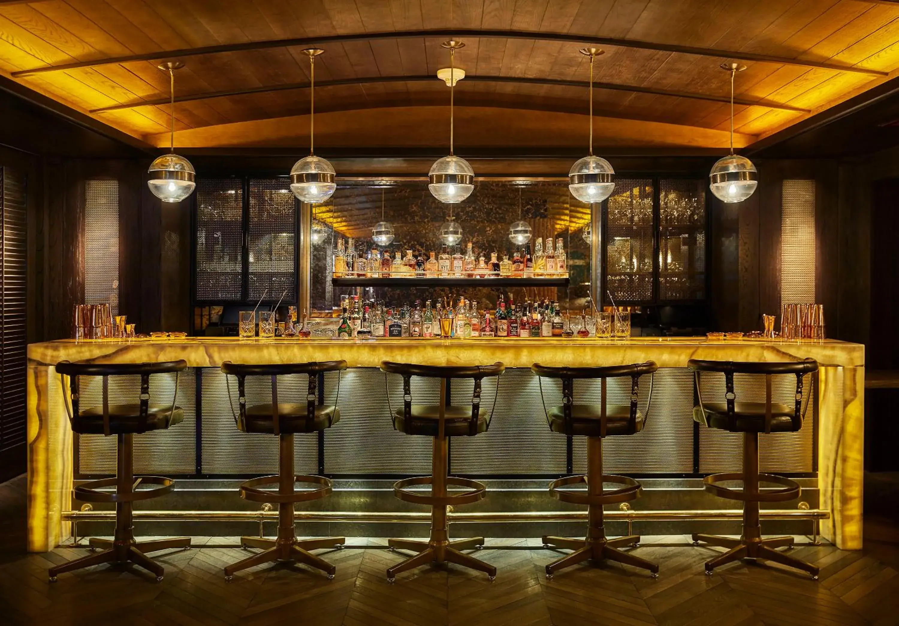 Lounge or bar in Sagamore Pendry Baltimore Lounge or bar in Sagamore Pendry Baltimore