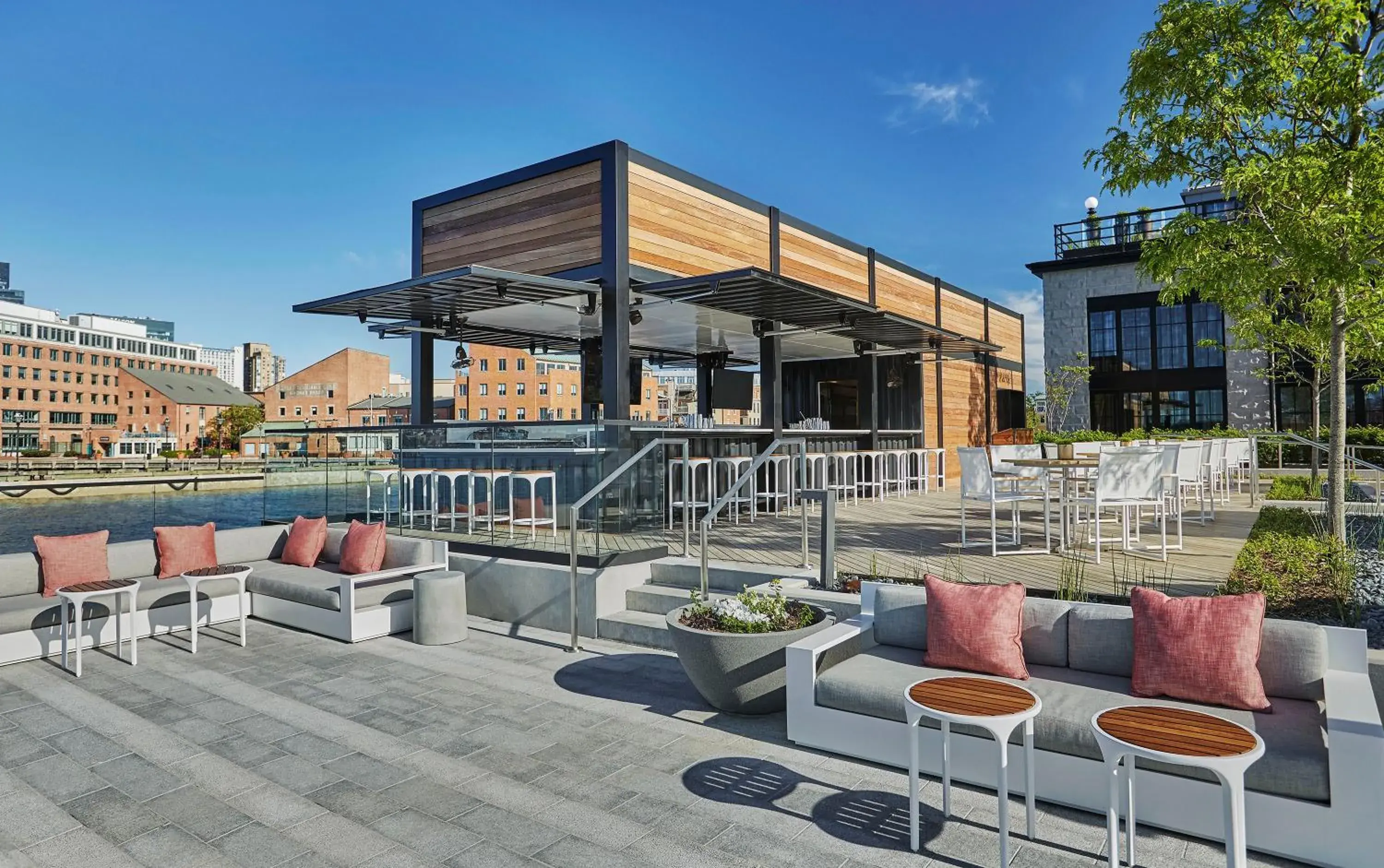 Lounge or bar in Sagamore Pendry Baltimore Lounge or bar in Sagamore Pendry Baltimore