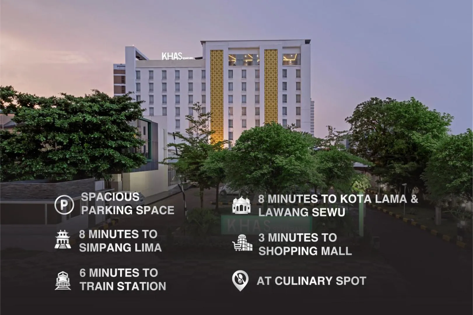 Property building in KHAS Semarang Hotel