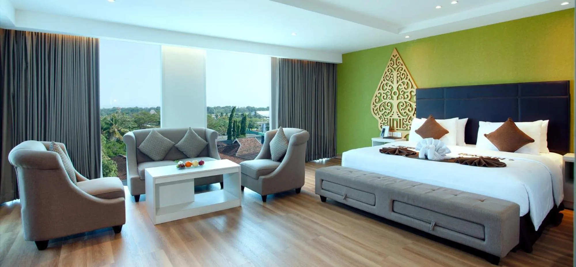 Bed in Platinum Adisucipto Hotel & Conference Center