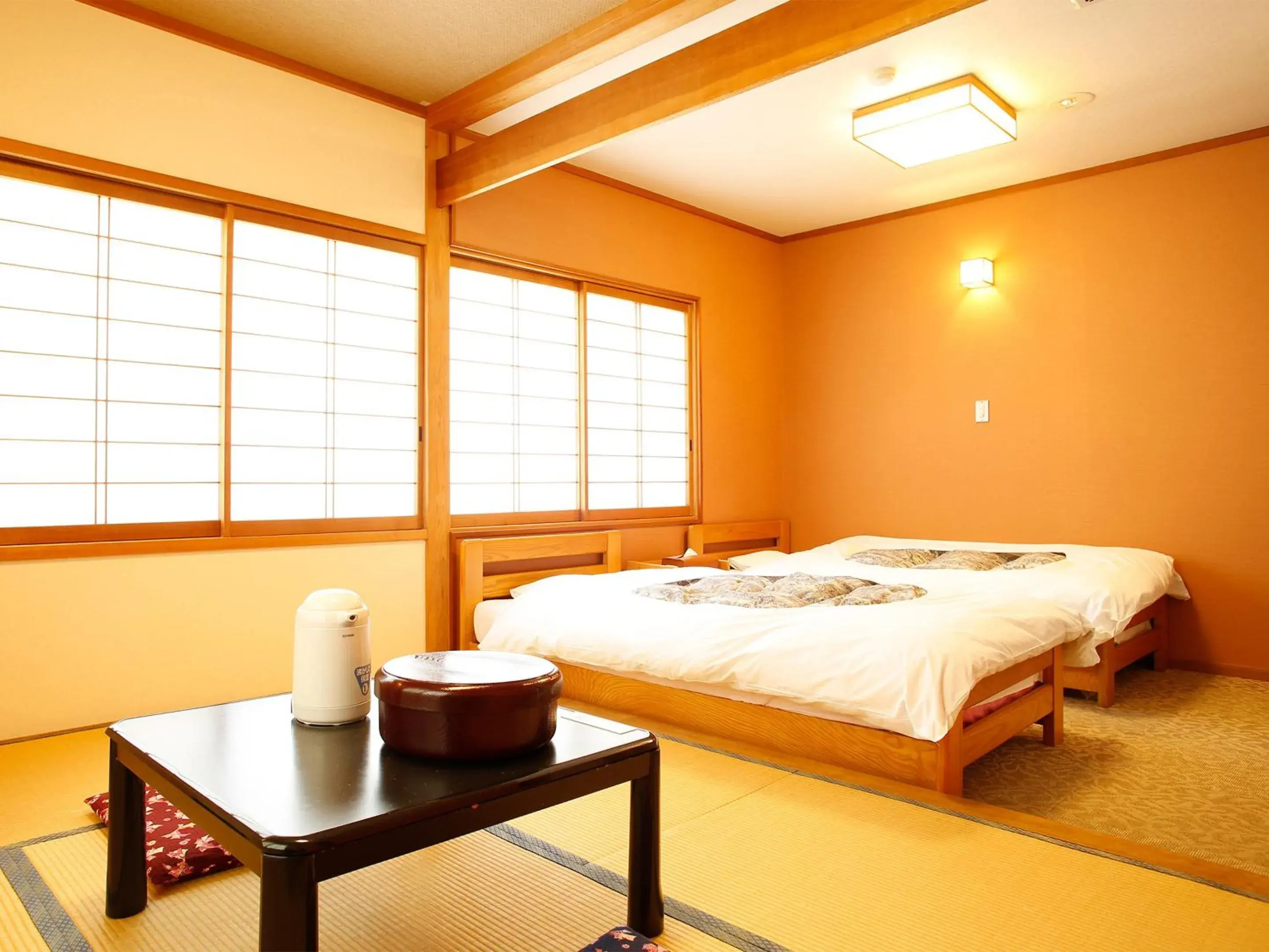 Bed in Oyado Fubuki Bed in Oyado Fubuki