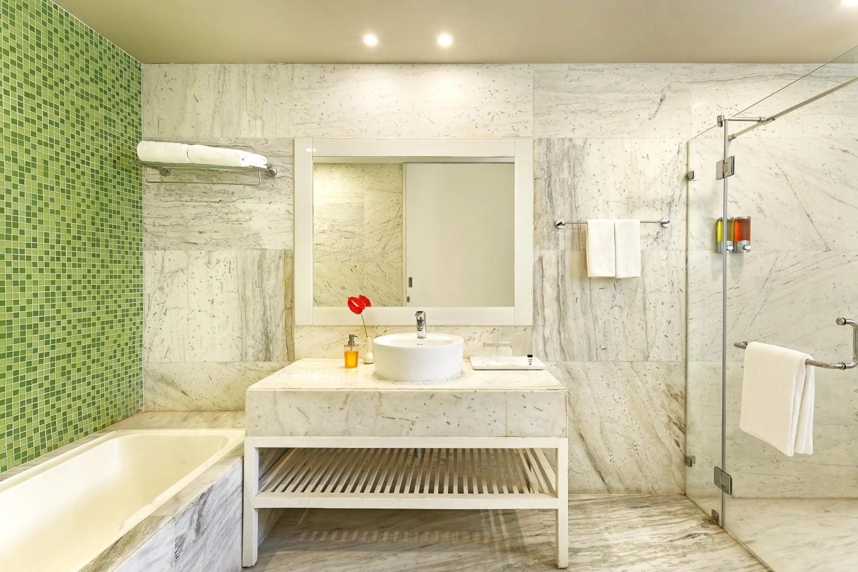 Bathroom in Sarovar Portico Outer Ring Road