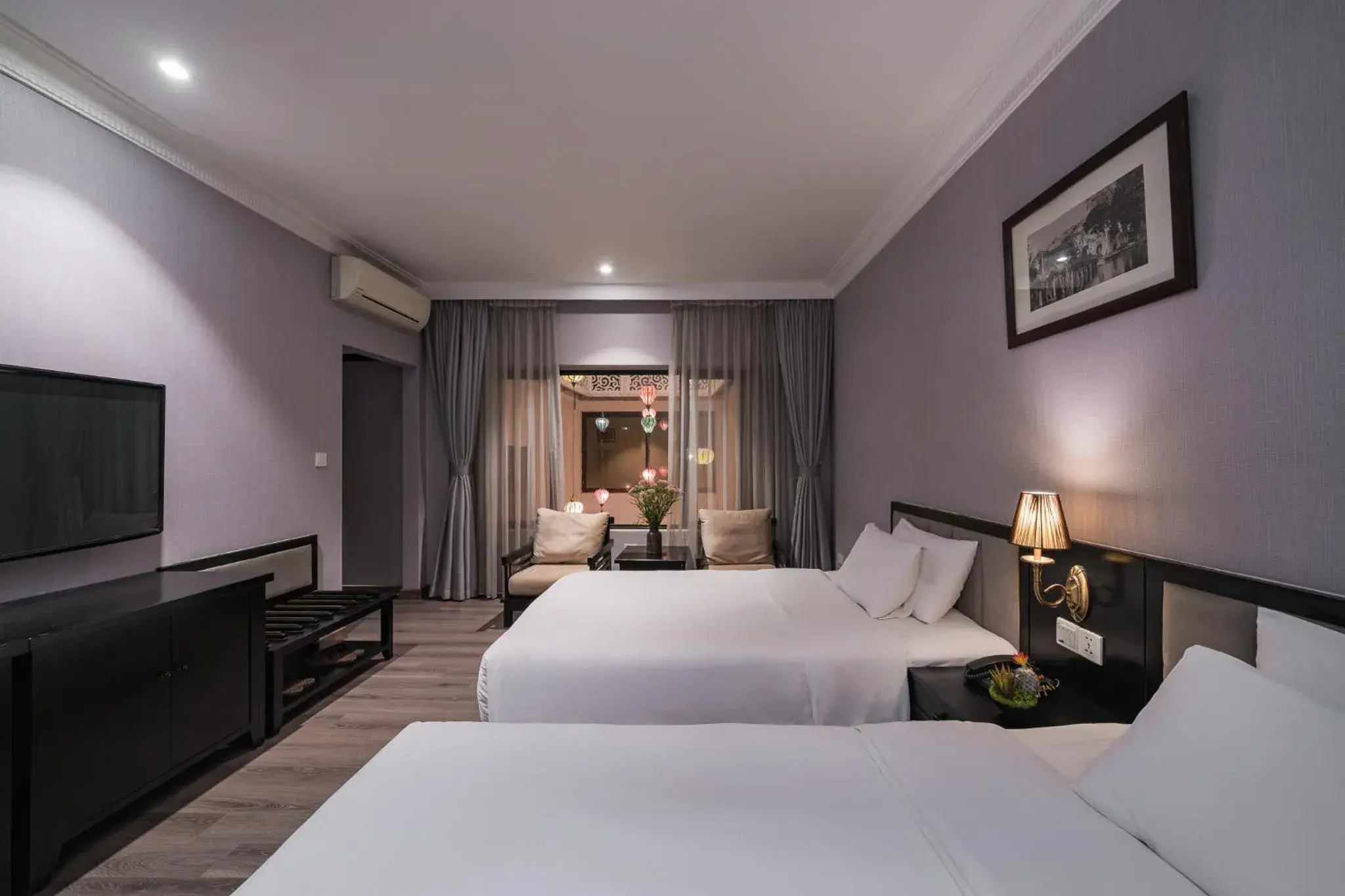 room service, Bed in La Passion Classic Hotel room service, Bed in La Passion Classic Hotel