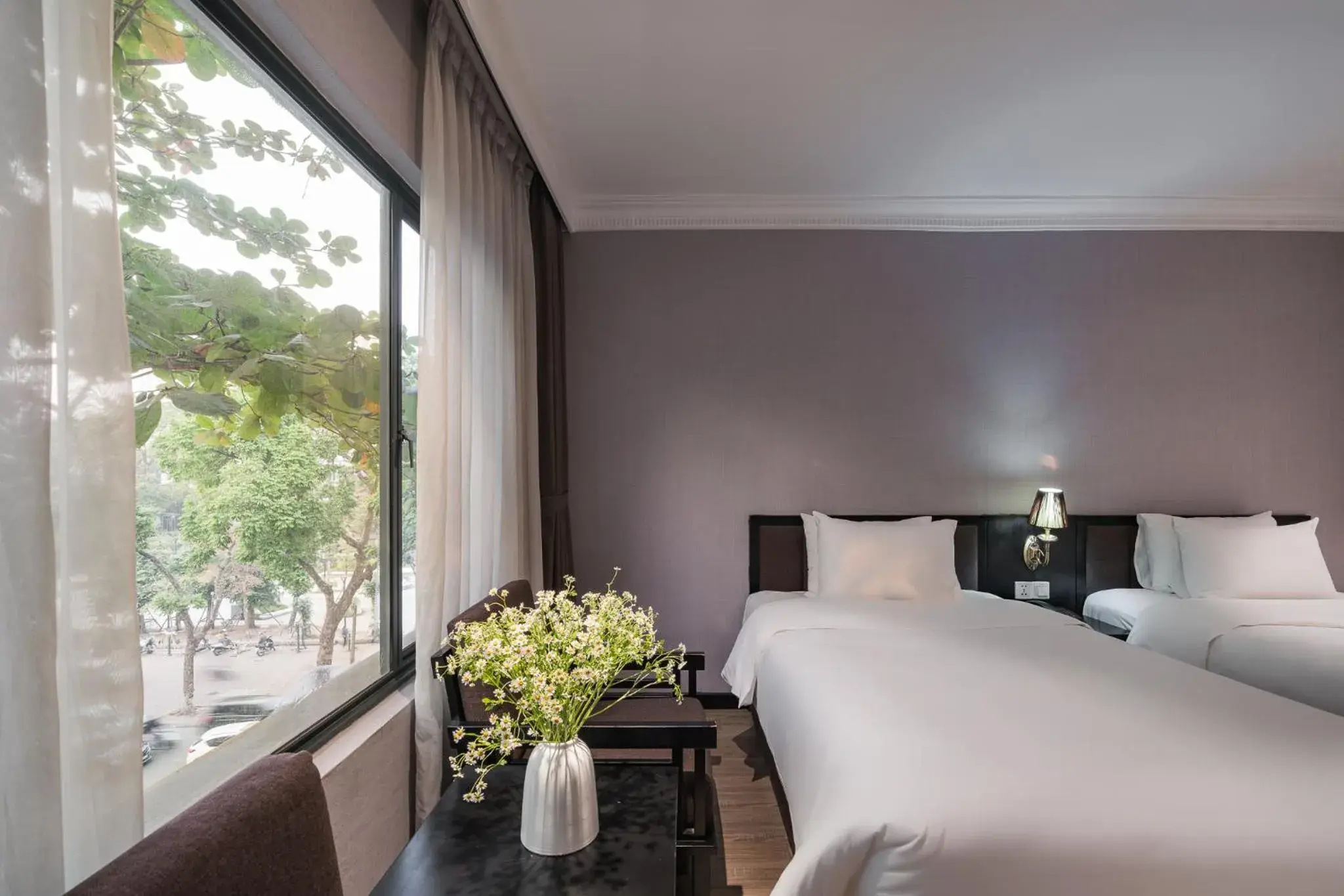 View (from property/room), Bed in La Passion Classic Hotel View (from property/room), Bed in La Passion Classic Hotel