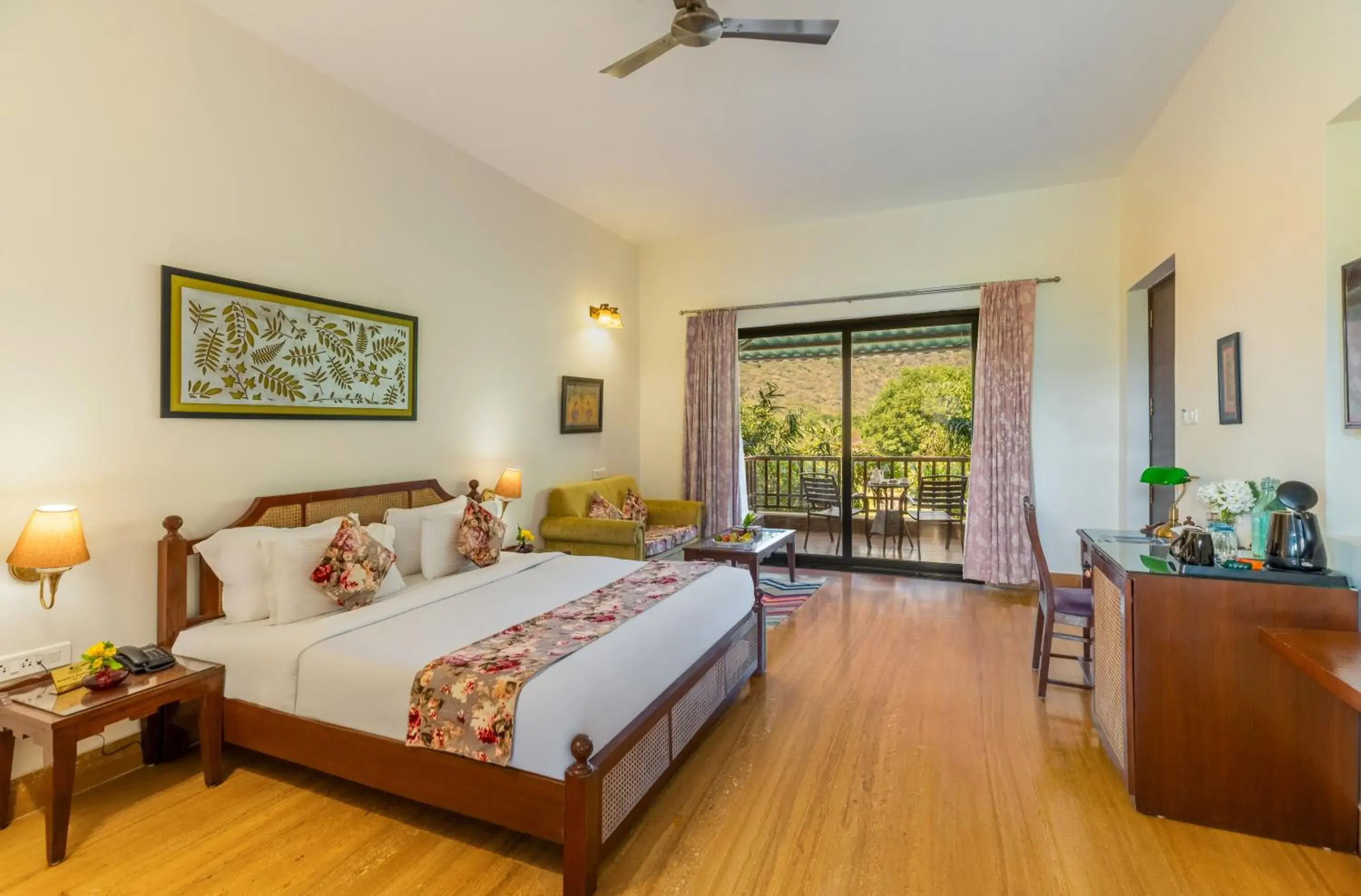 Hill View Suite With Balcony in Anandam - A Luxury Resort in Udaipur Hill View Suite With Balcony in Anandam - A Luxury Resort in Udaipur