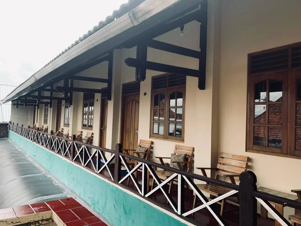 Patio in Prambanan Guesthouse