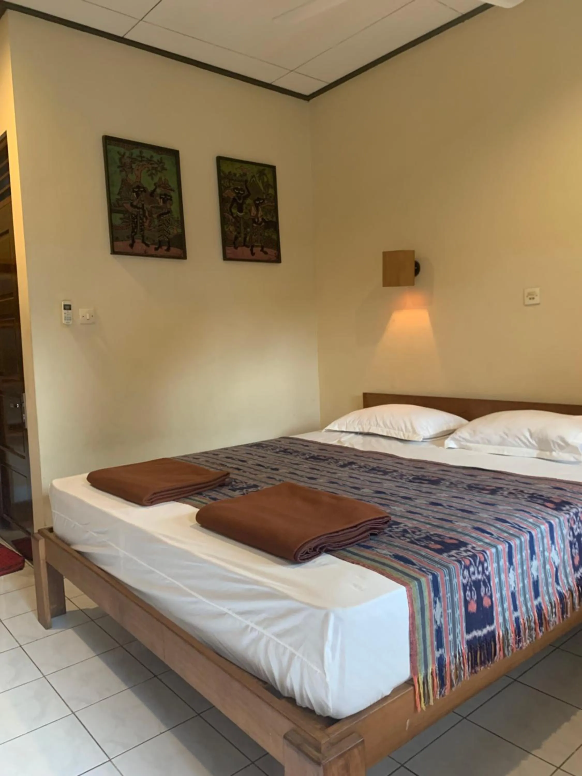 Bed in Prambanan Guesthouse