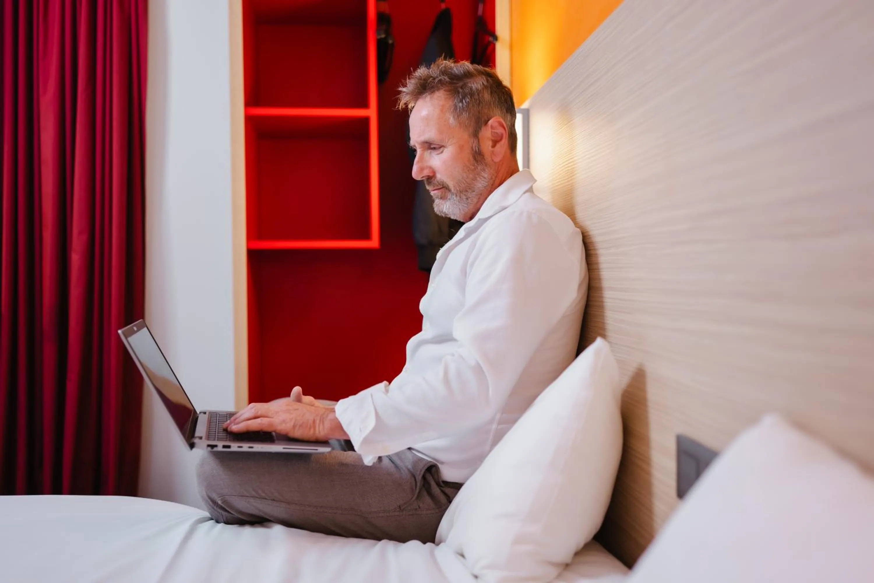 Bedroom, Bed in Premiere Classe Le Havre Centre-LES DOCKS