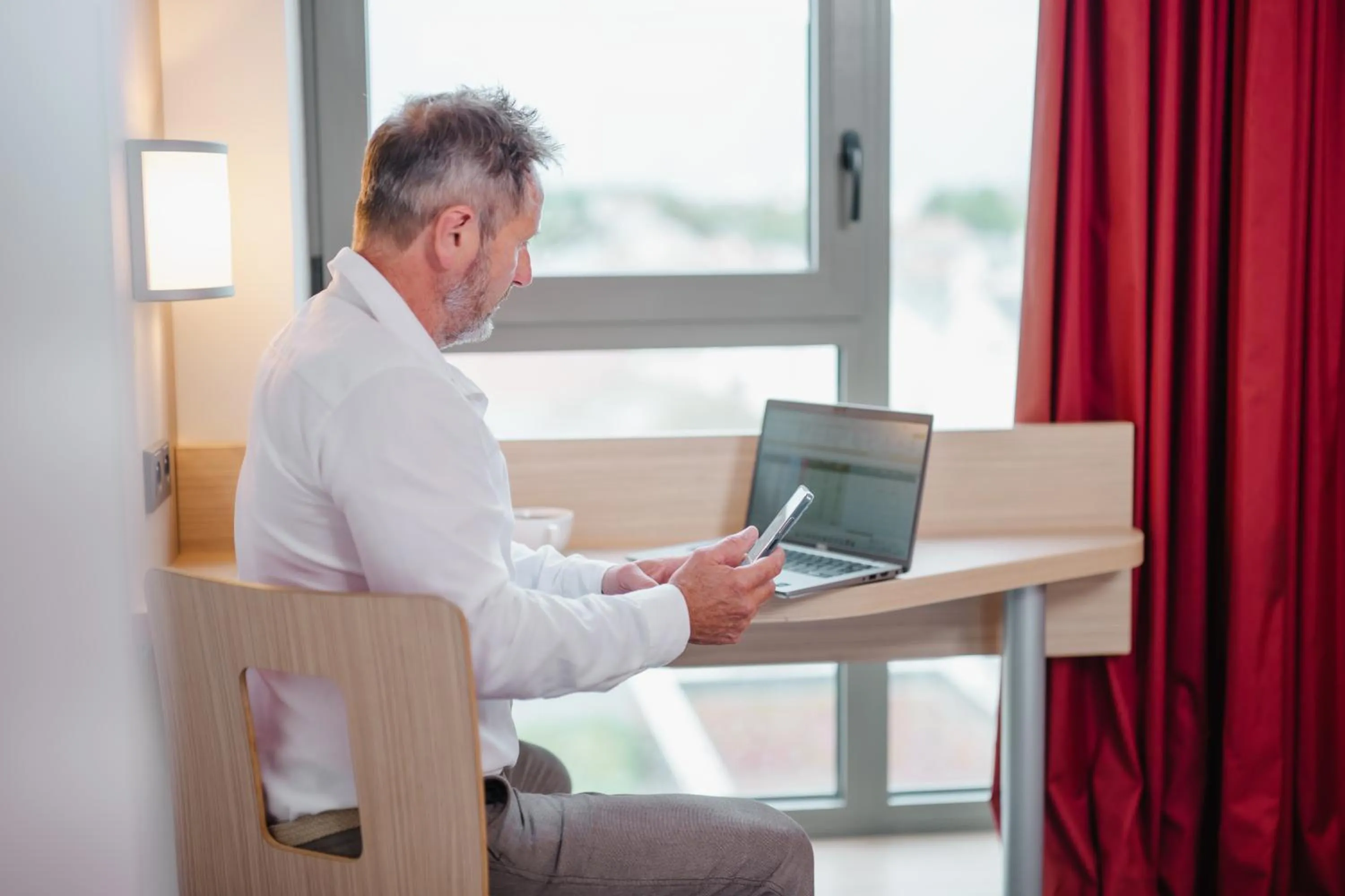 Bedroom in Premiere Classe Le Havre Centre-LES DOCKS