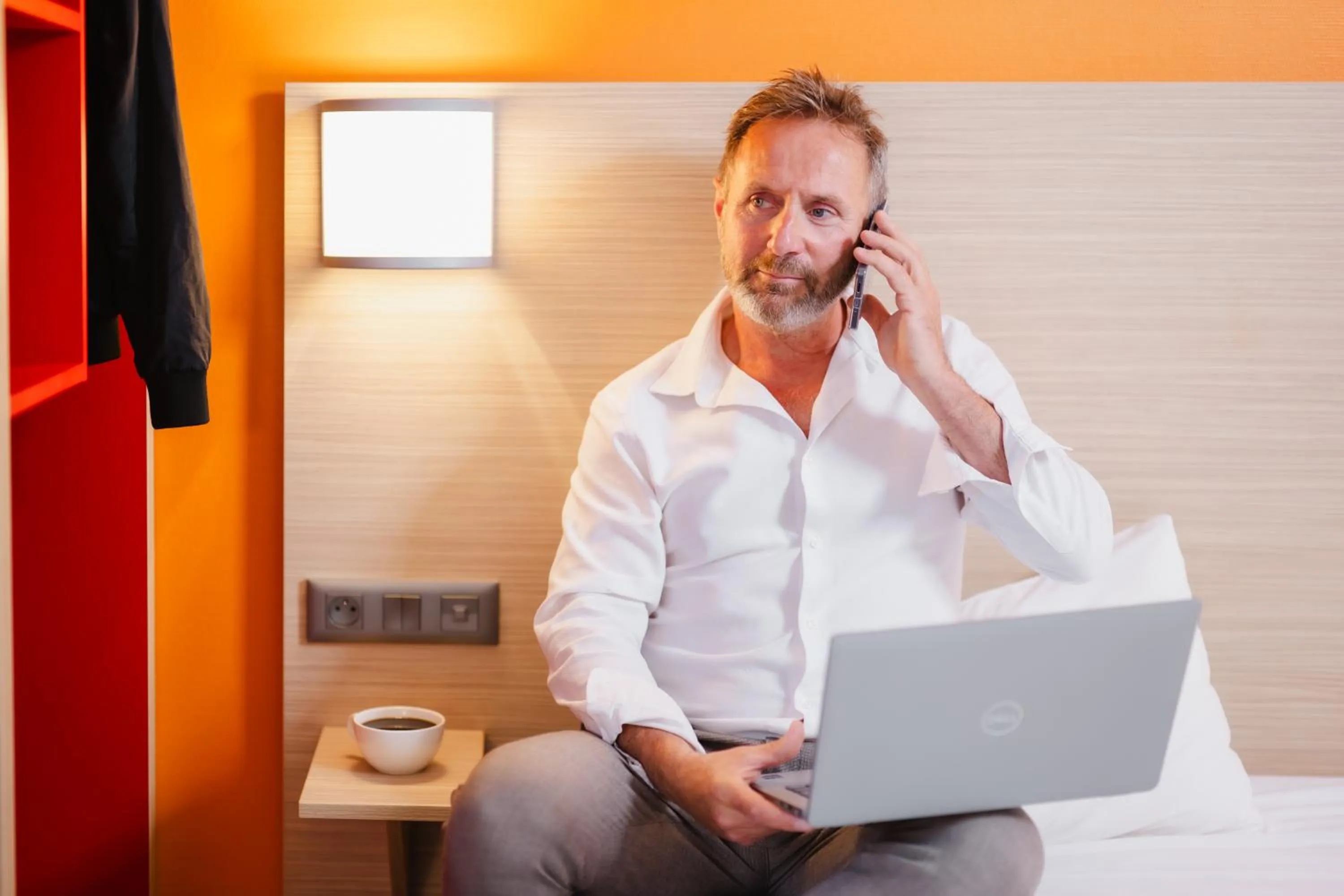 Bedroom in Premiere Classe Le Havre Centre-LES DOCKS