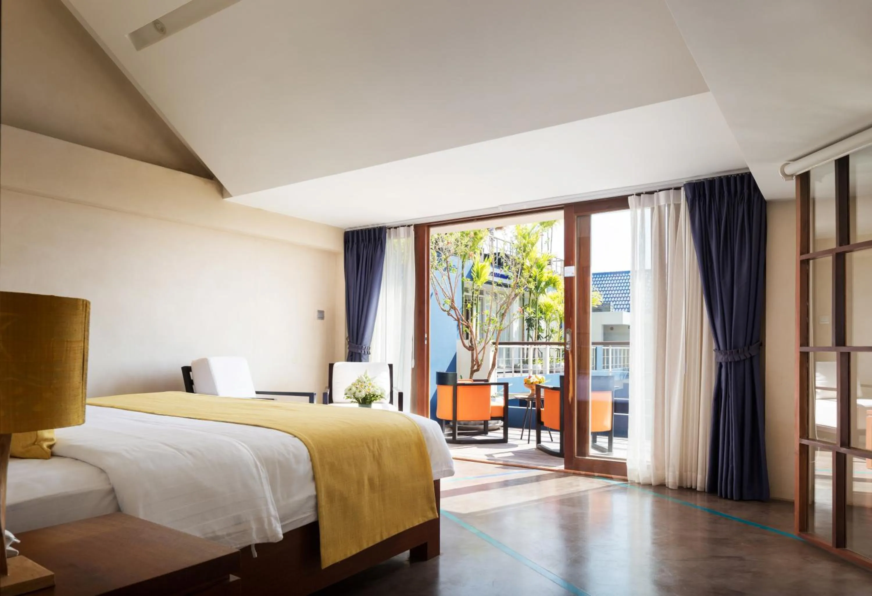 Balcony/Terrace, Bed in Sakmut Boutique Hotel