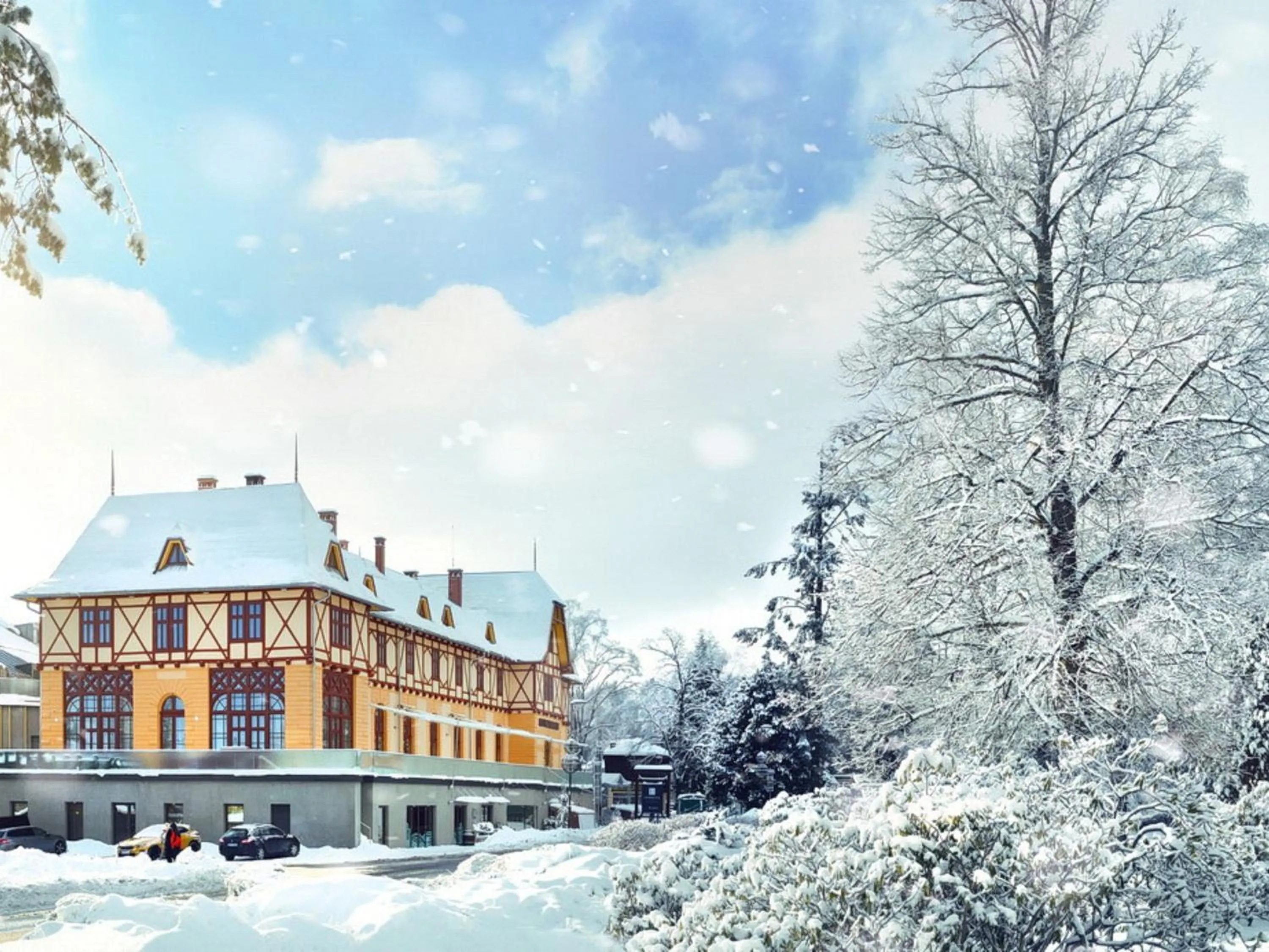 Property building in Hotel Lomnica