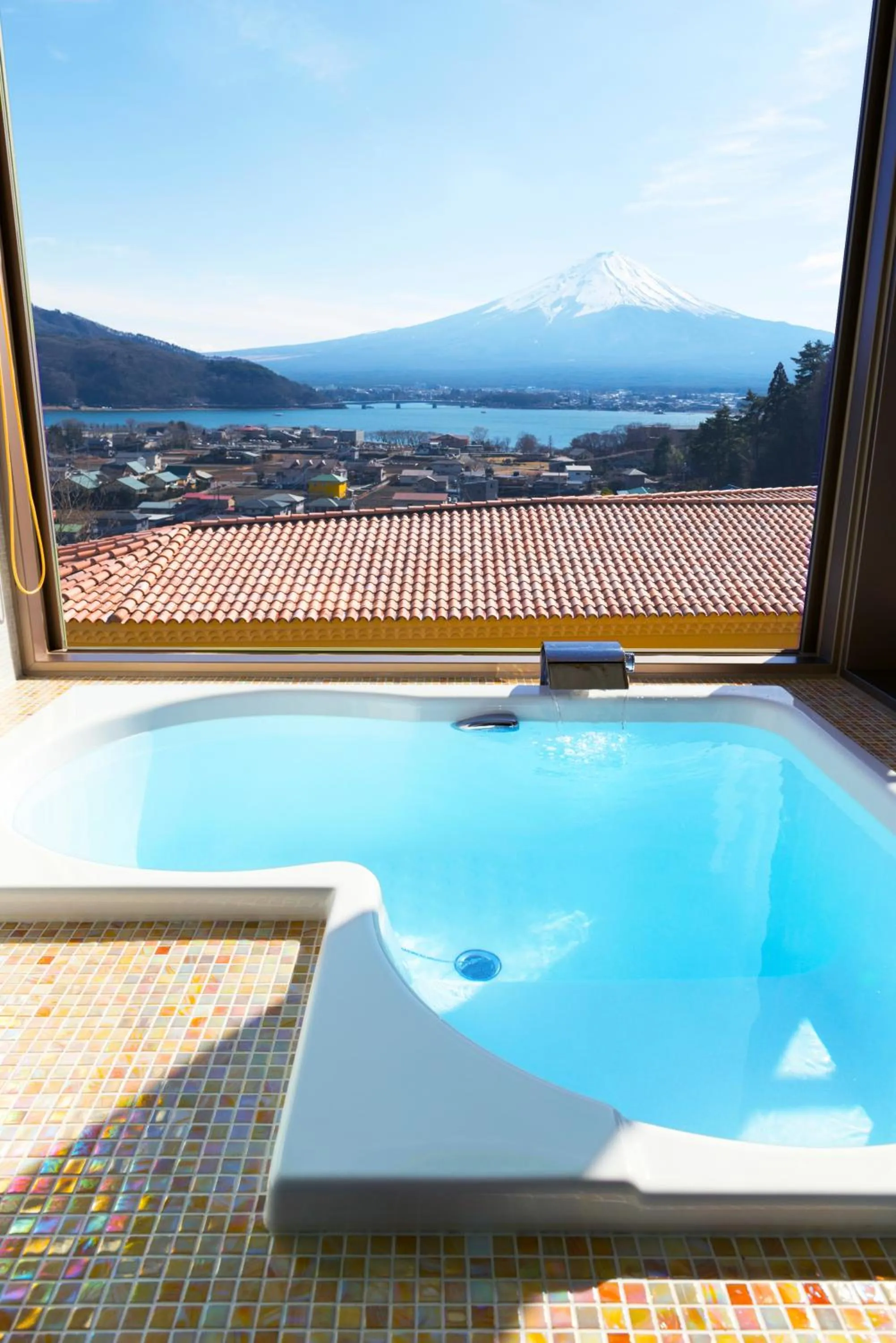 Bathroom in La Vista Fujikawaguchiko