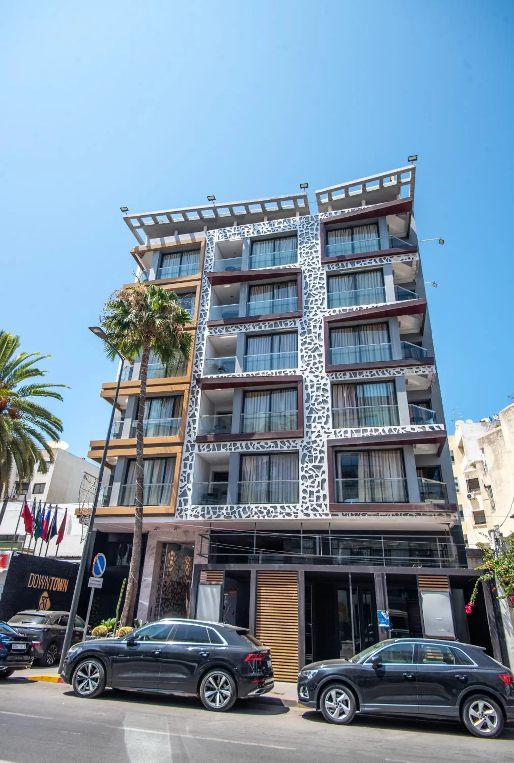 Property building in DownTown Hotel Maârif Casablanca By TSA Property building in DownTown Hotel Maârif Casablanca By TSA