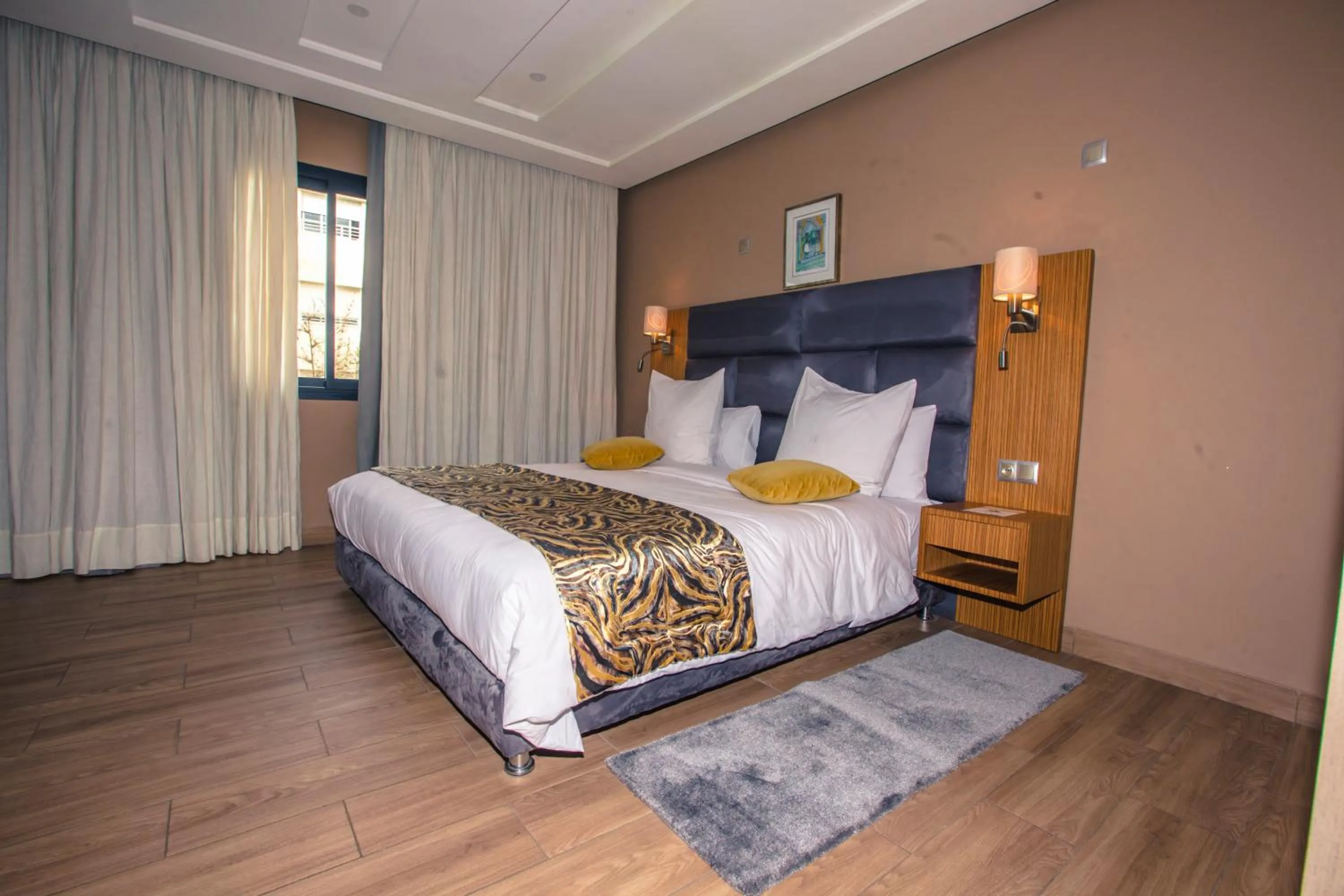 Bedroom, Bed in Hôtel Down Town Maarif