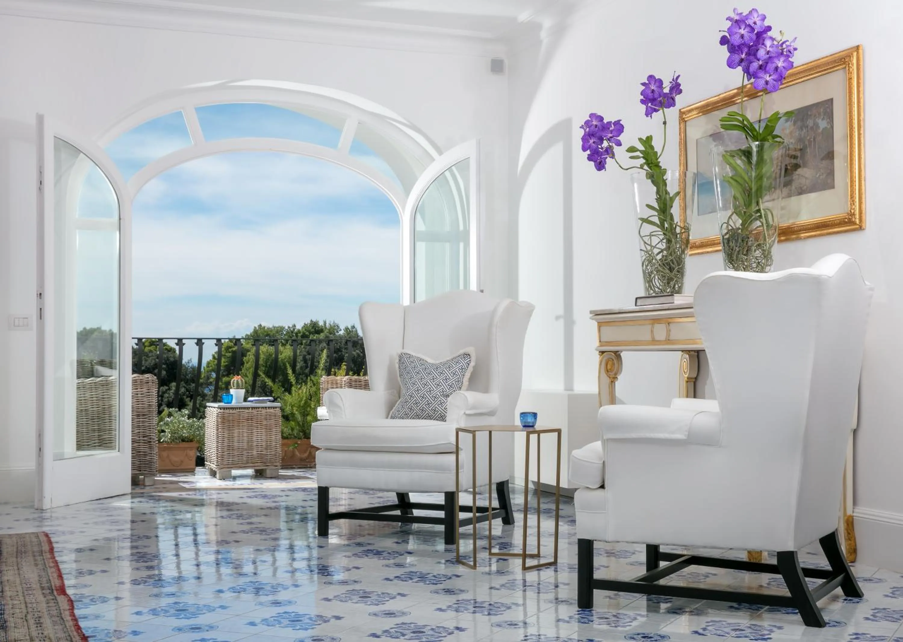 Lobby or reception in Hotel La Minerva