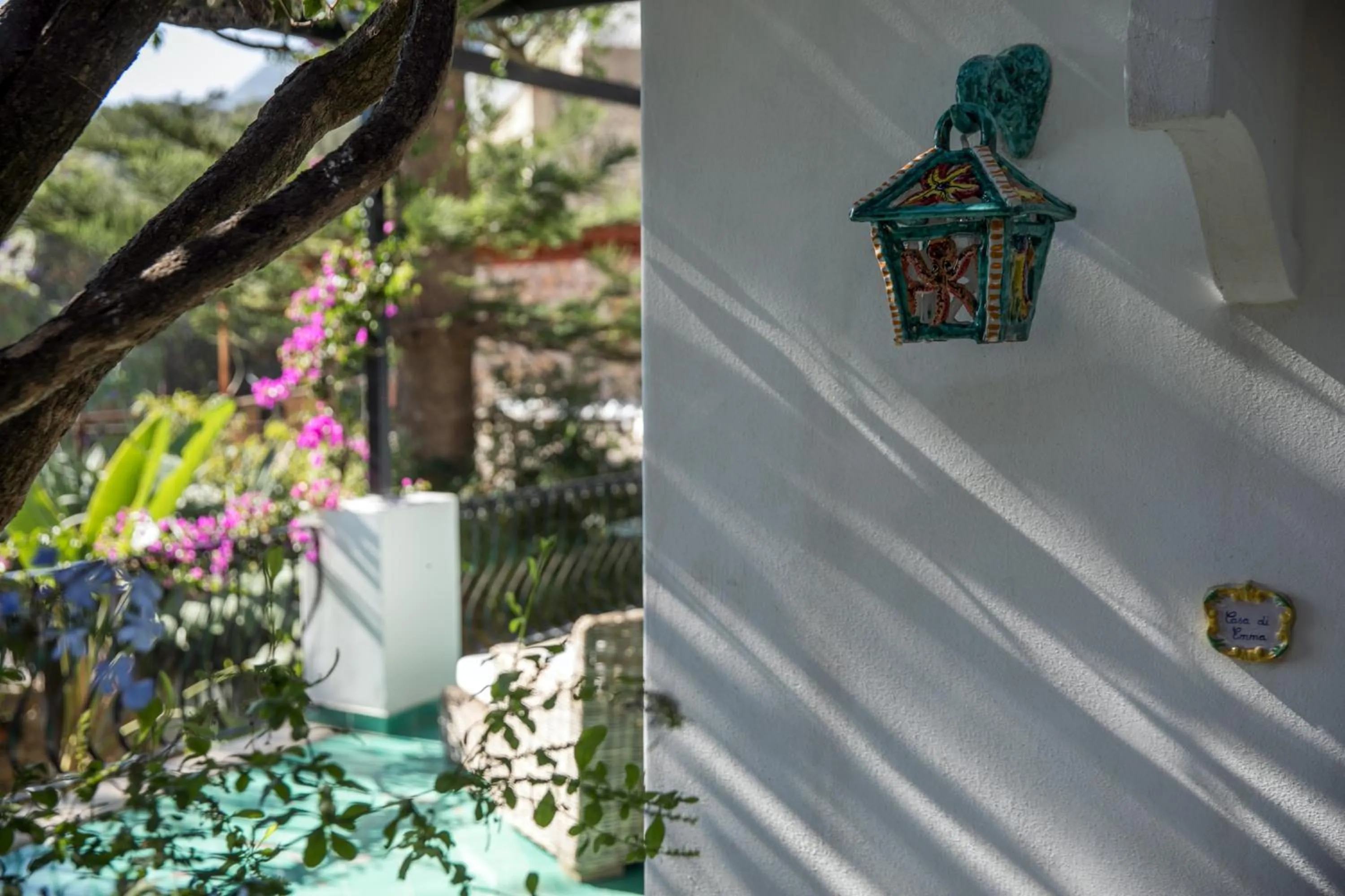 Decorative detail in Hotel La Minerva