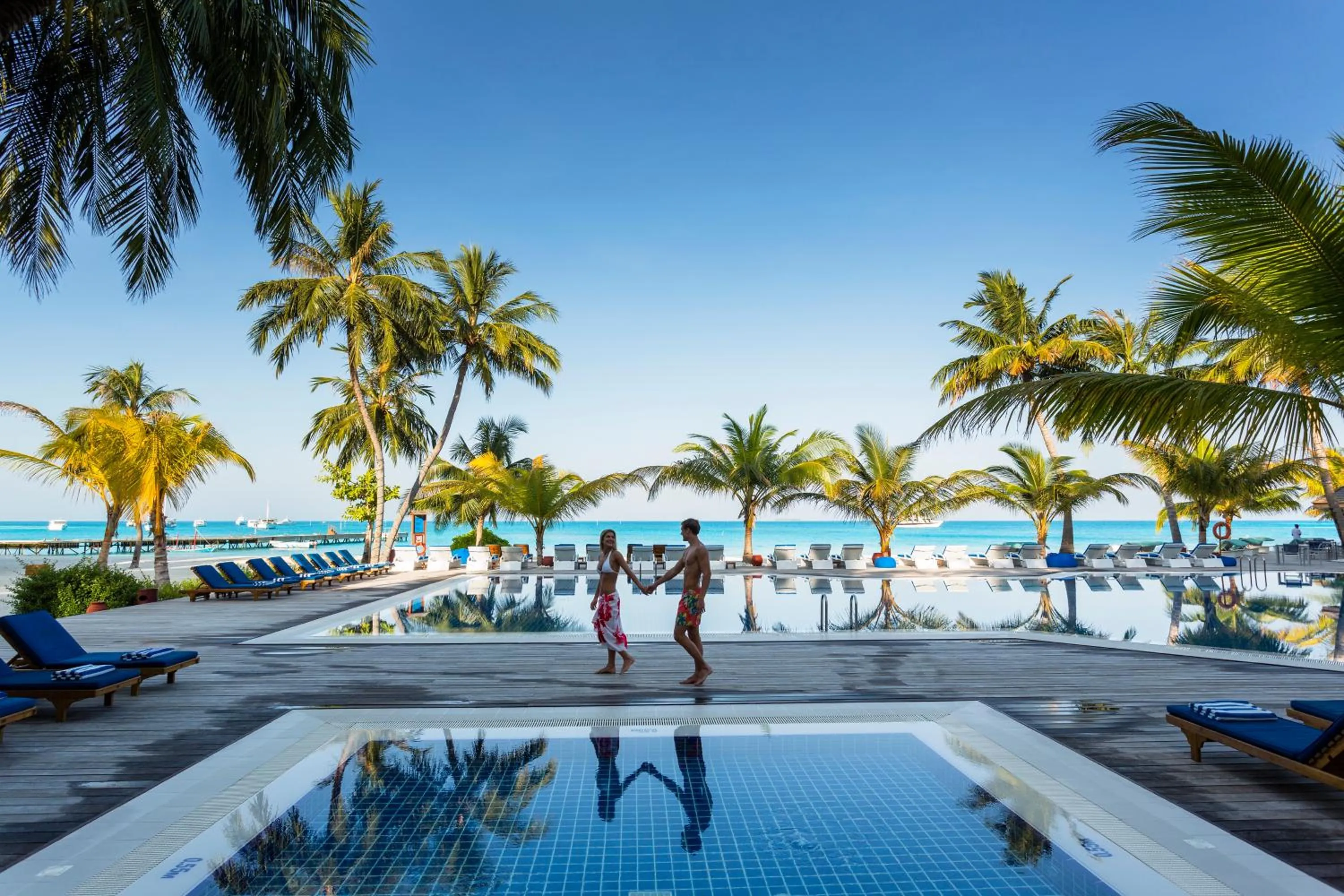 Natural landscape in Meeru Maldives Resort Island