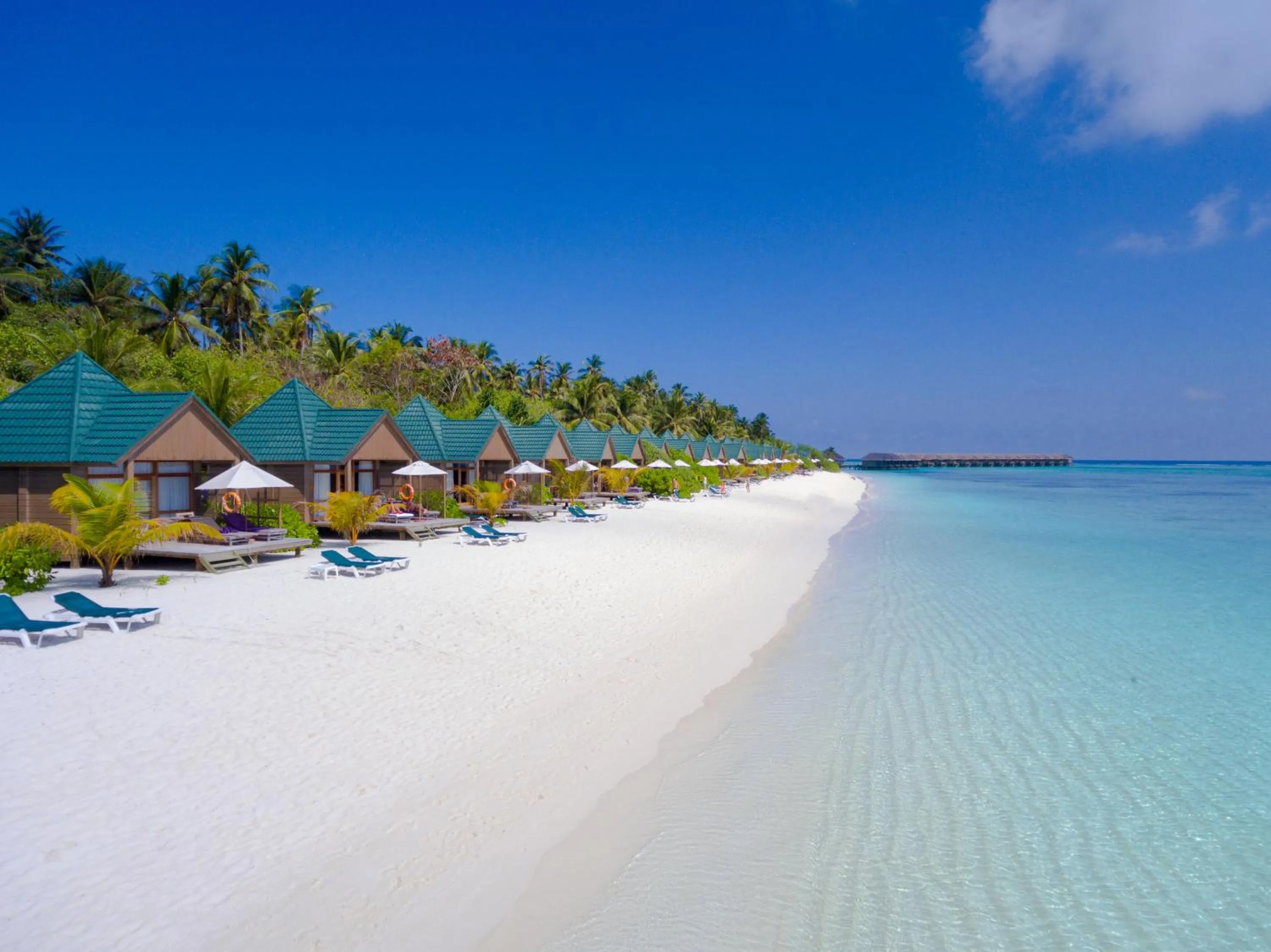 Natural landscape in Meeru Maldives Resort Island