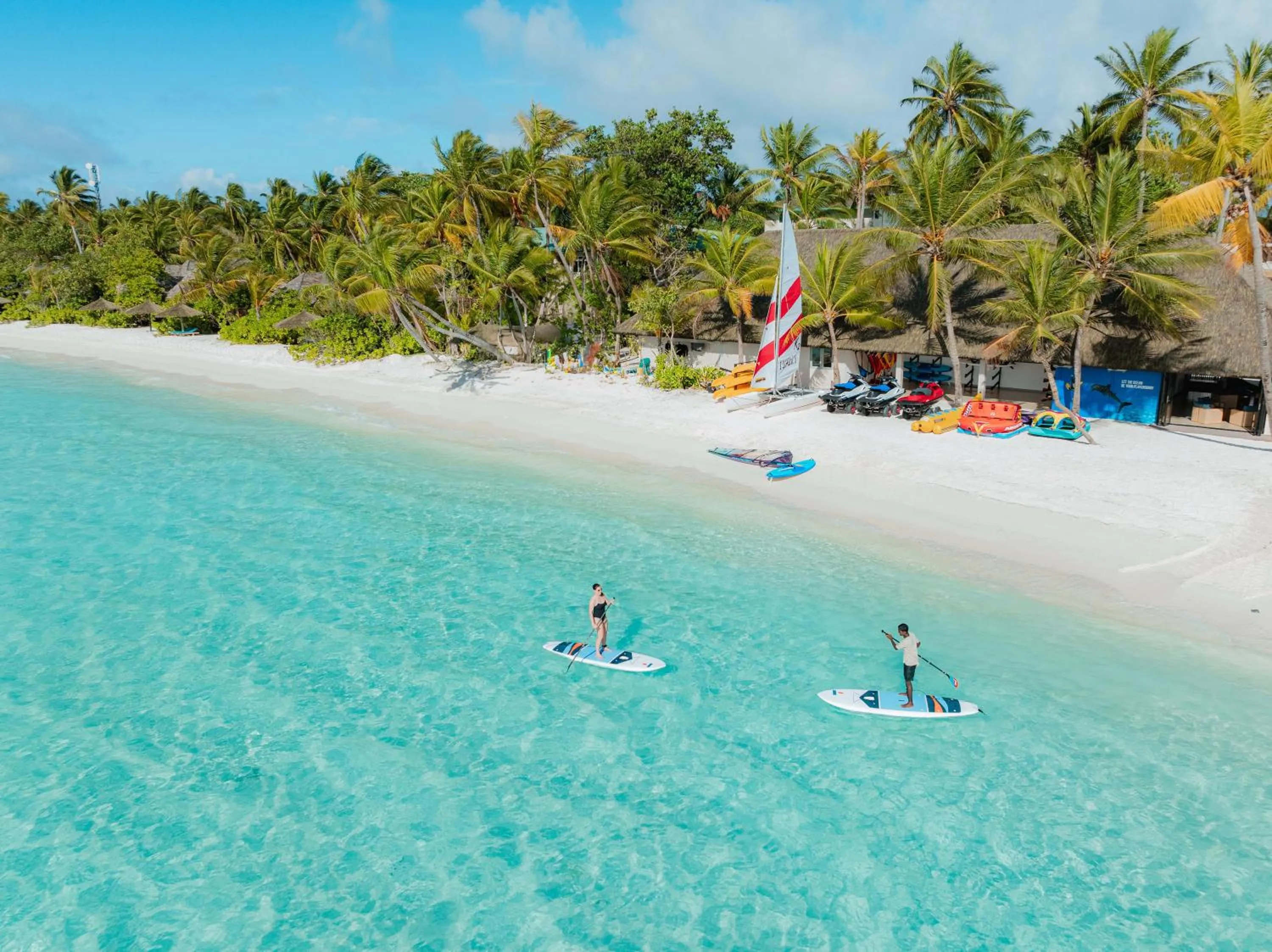 People in Veligandu Maldives Resort Island