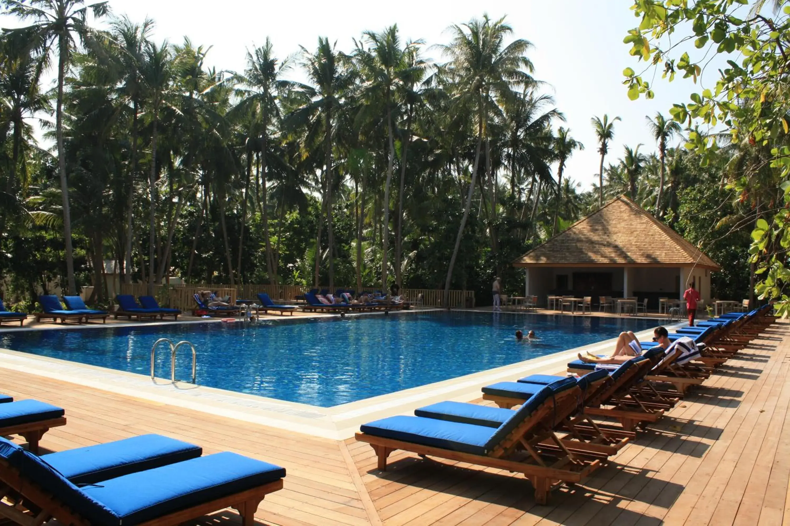 Swimming pool in Vilamendhoo Island Resort & Spa Swimming pool in Vilamendhoo Island Resort & Spa
