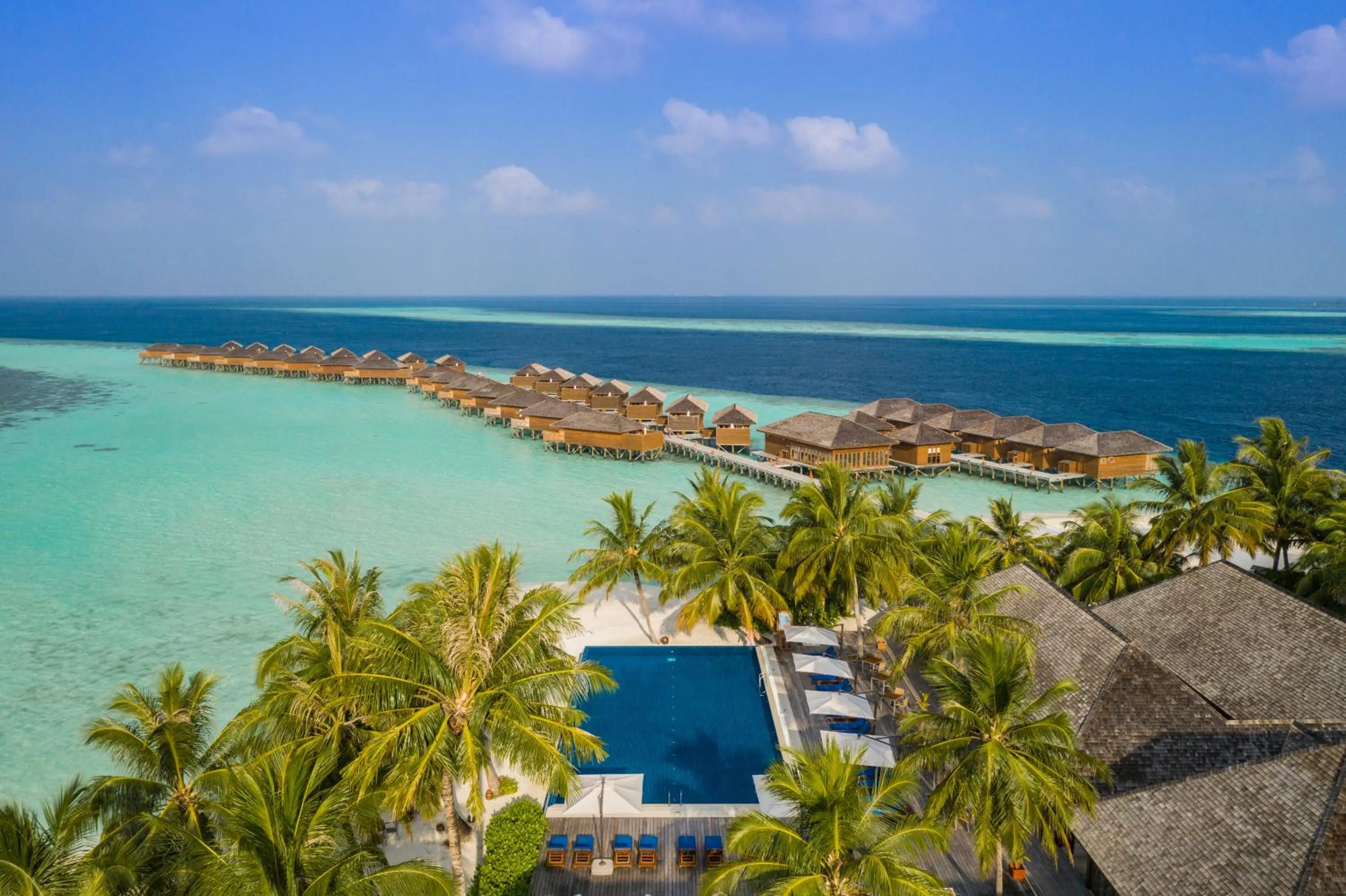 Bird's eye view in Vilamendhoo Island Resort & Spa