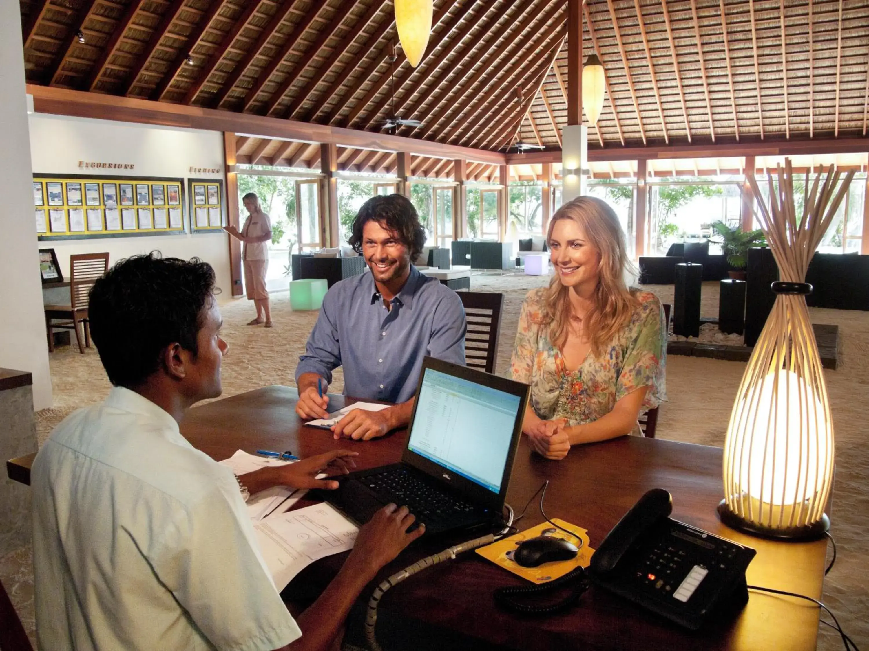 Lobby or reception in Vilamendhoo Island Resort & Spa Lobby or reception in Vilamendhoo Island Resort & Spa