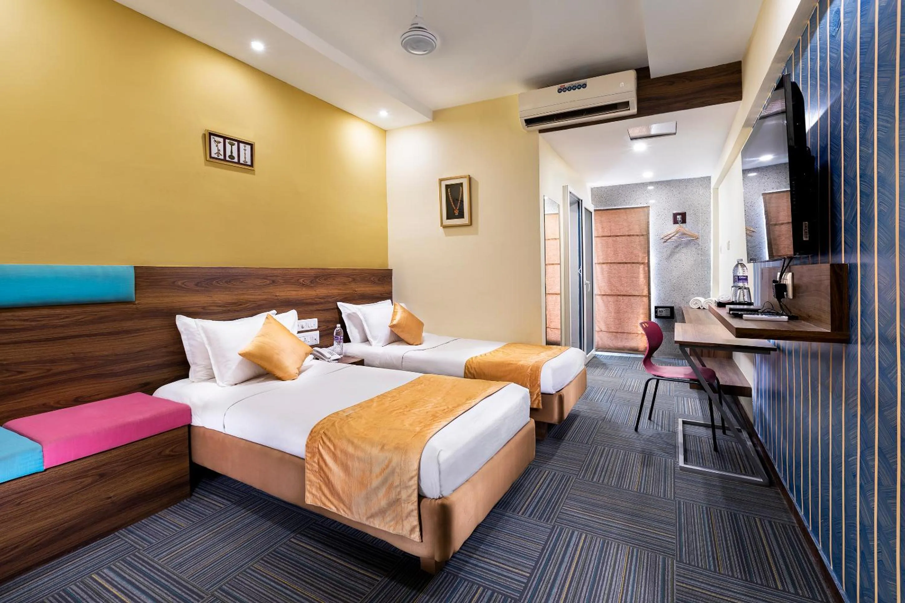 Bedroom, Bed in juSTa Sarang Rameshwaram