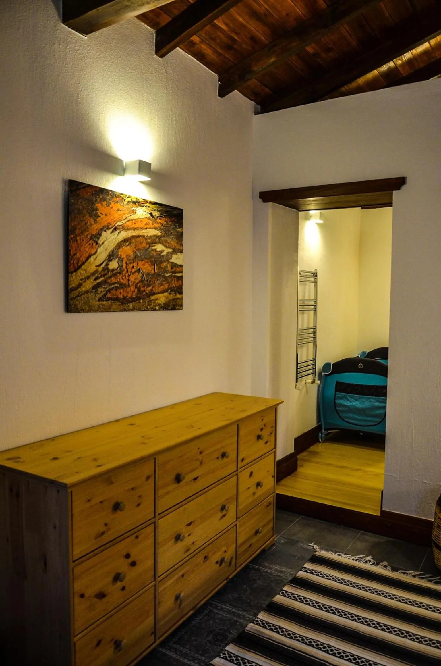 Decorative detail, Bed in Mavras Tas Odalar