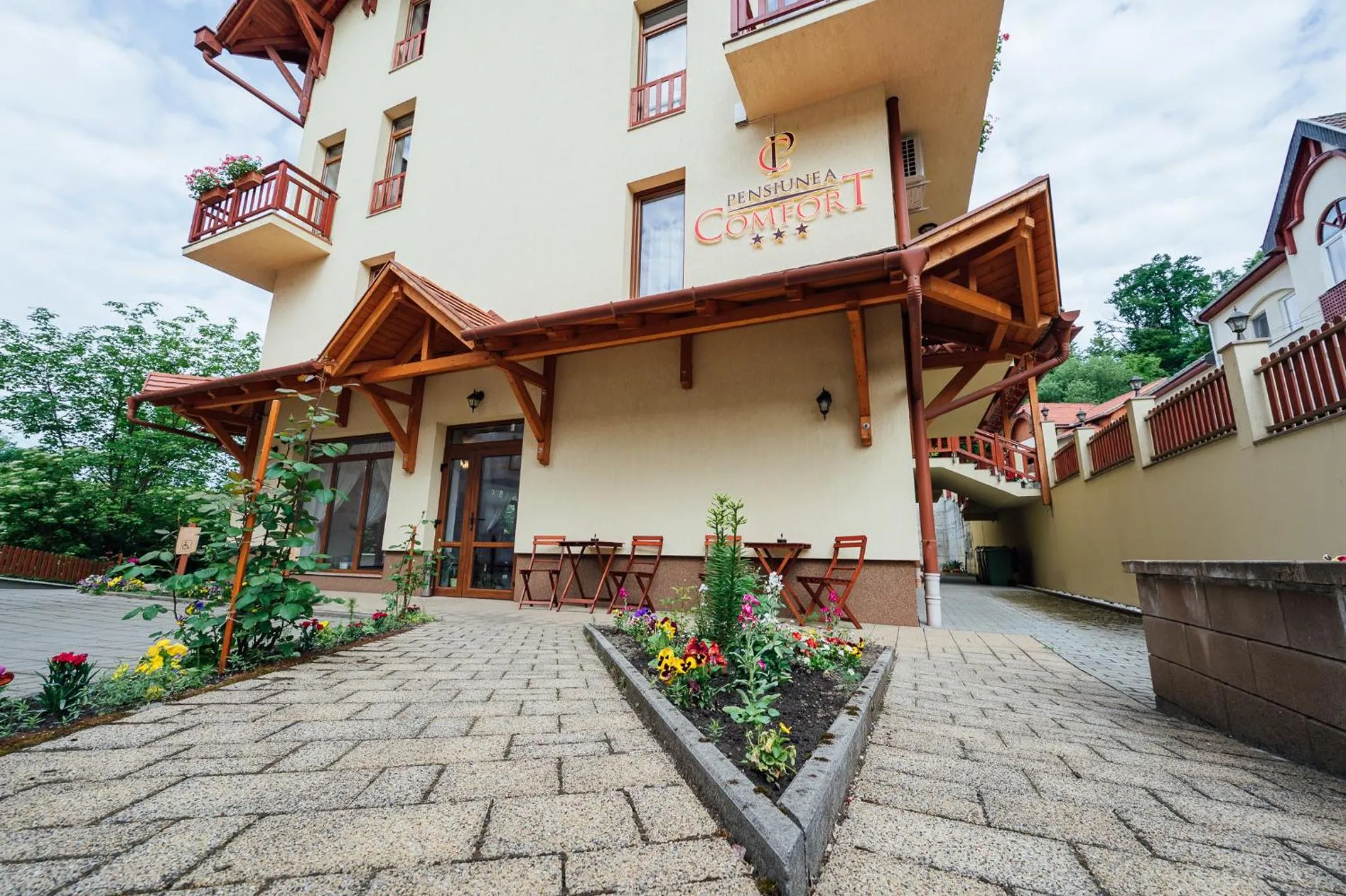 Garden in Pensiunea Comfort