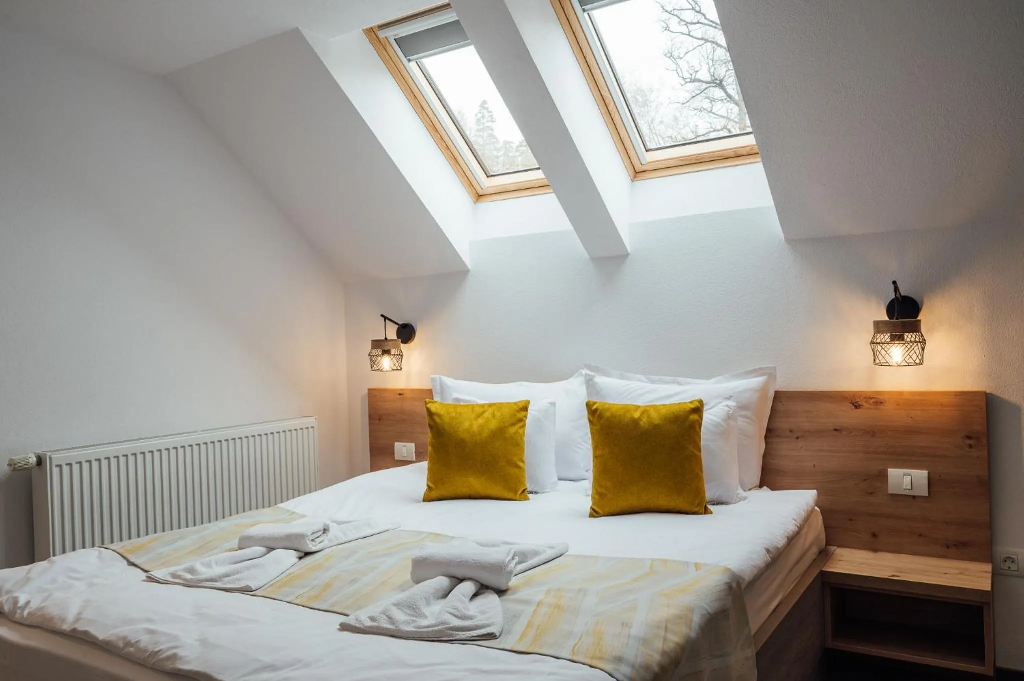 Bed in Pensiunea Comfort