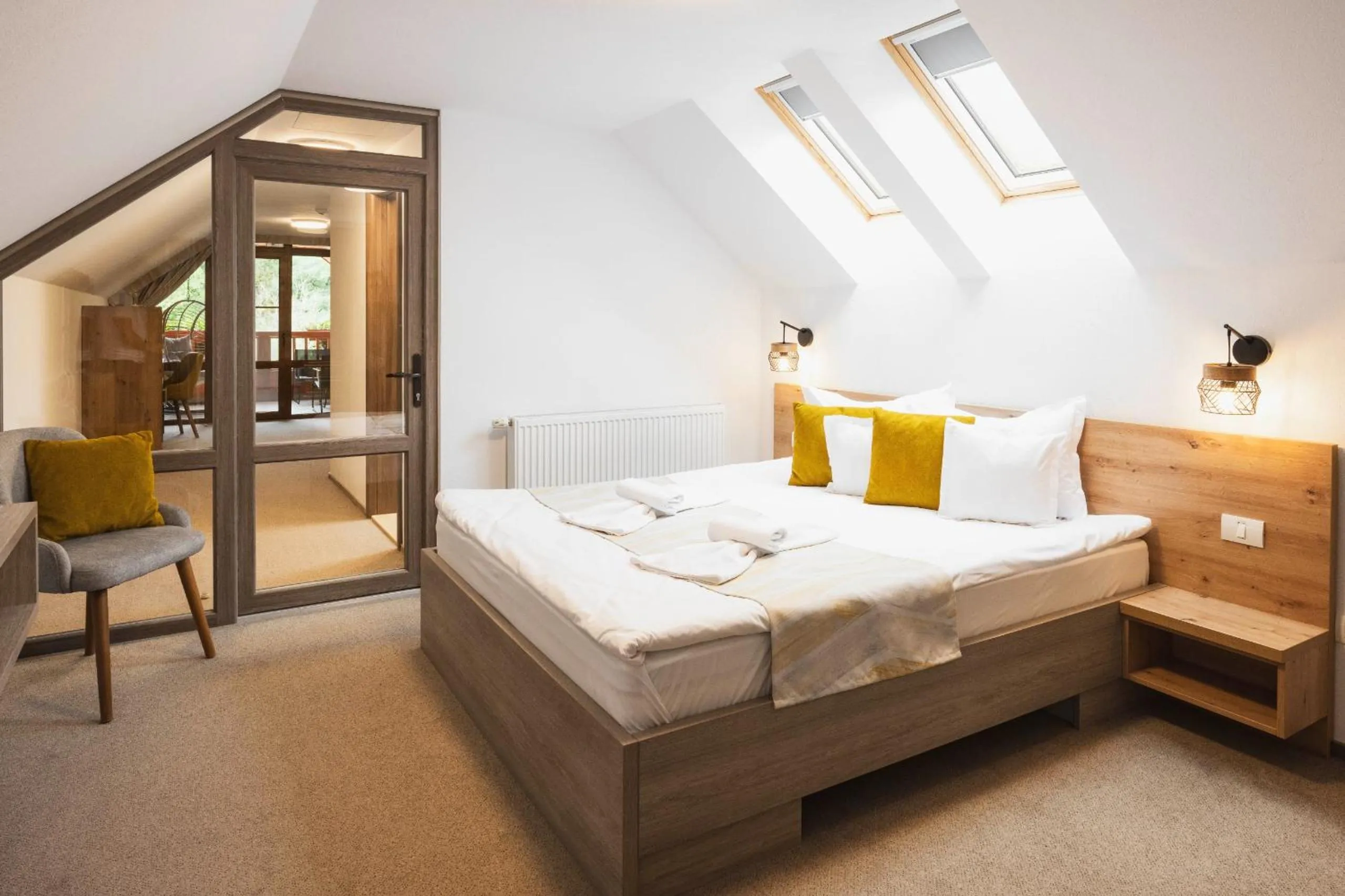 Bed in Pensiunea Comfort