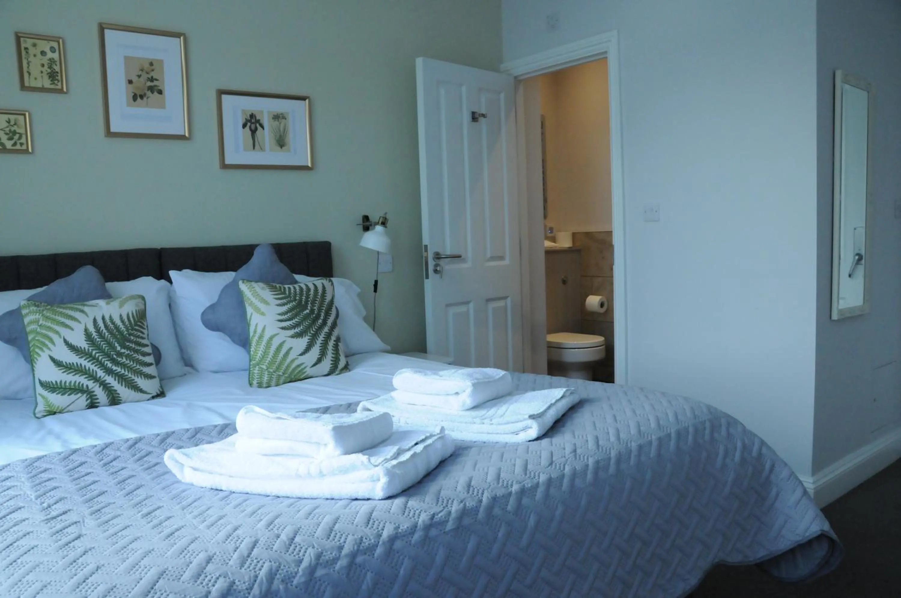 Shower, Bed in The Milford Arms