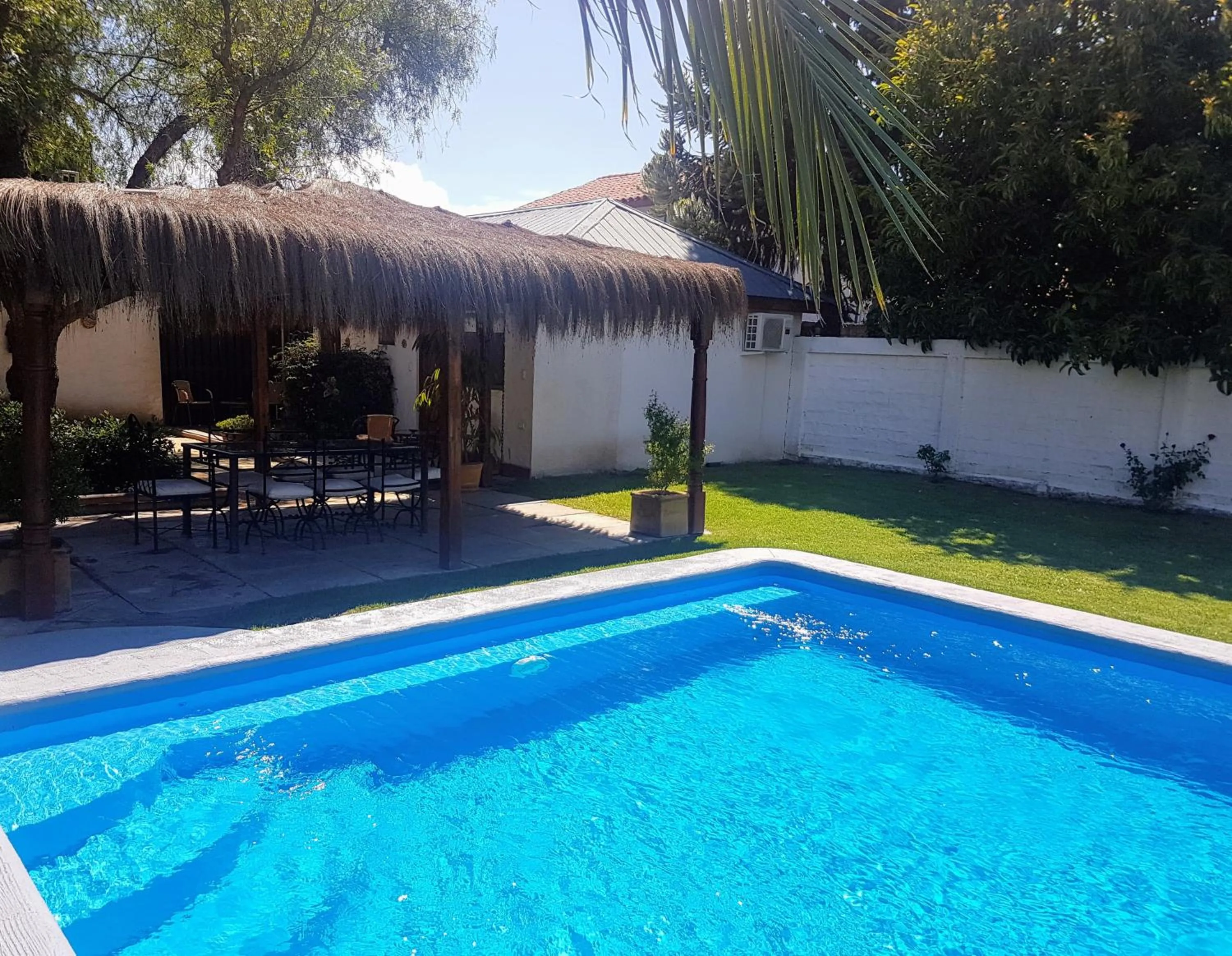 Pool view in Casa Calfu