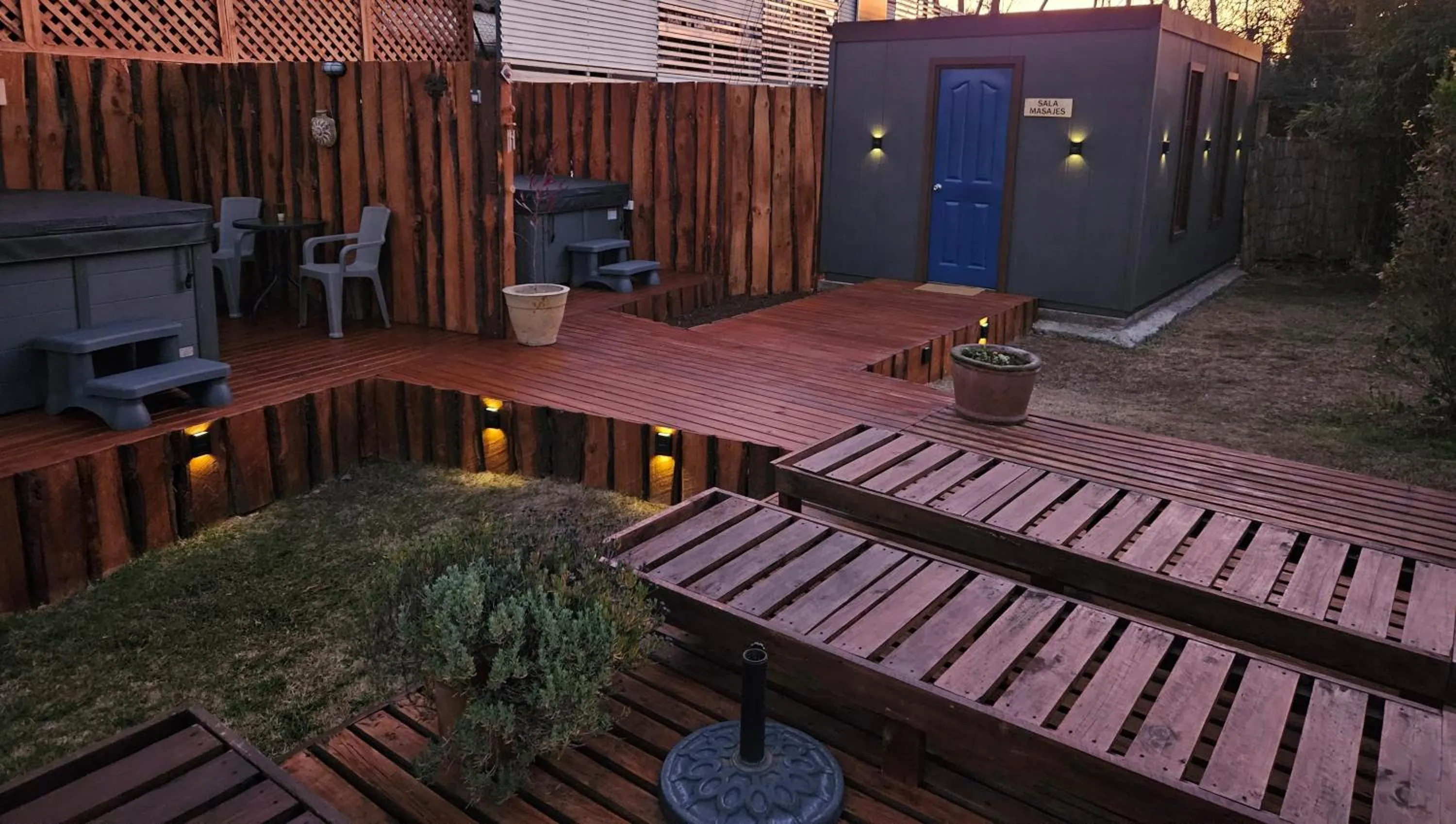 Hot Tub in Casa Calfu