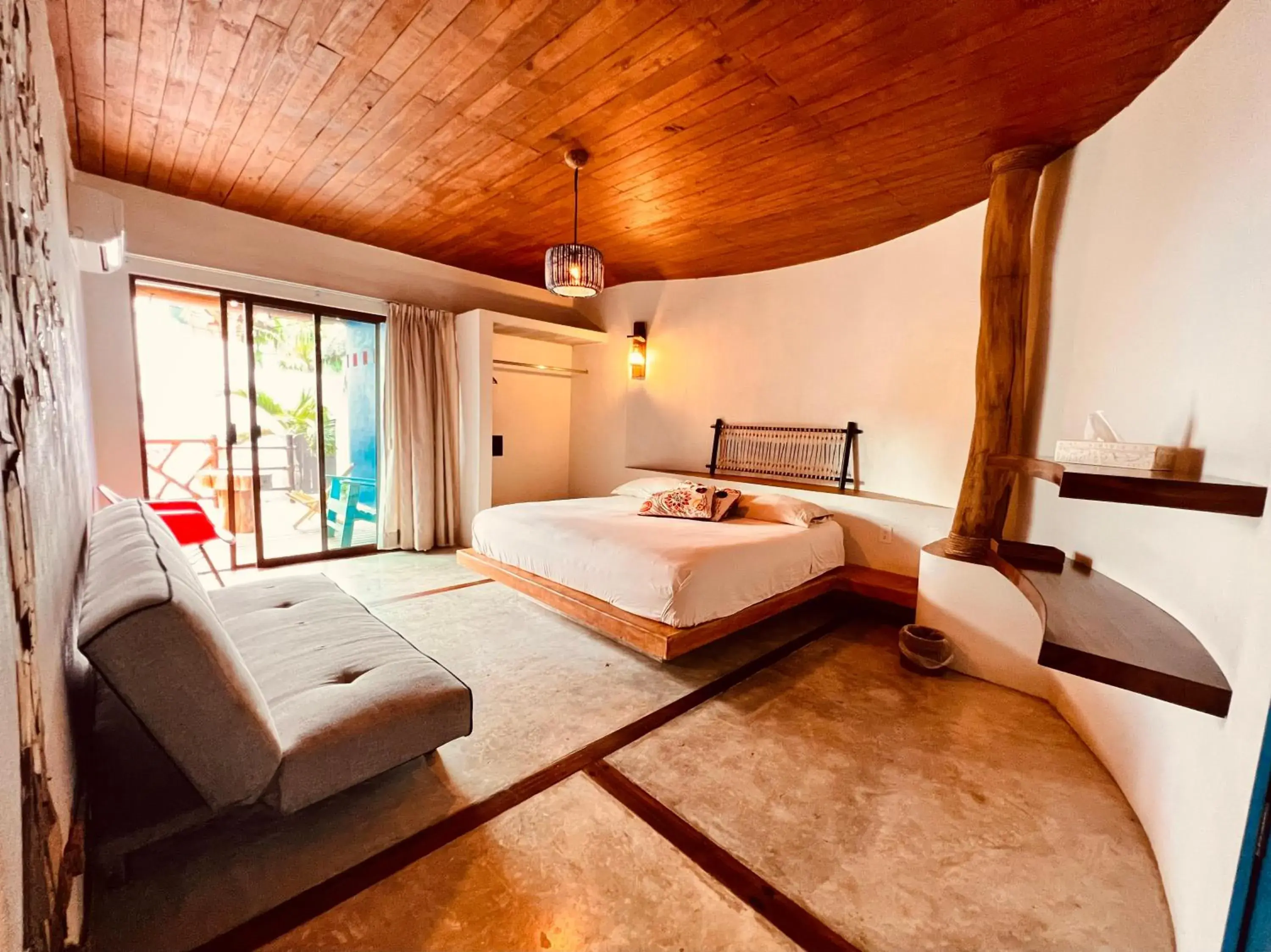 King Room with Pool View in A&V Hotel Boutique King Room with Pool View in A&V Hotel Boutique
