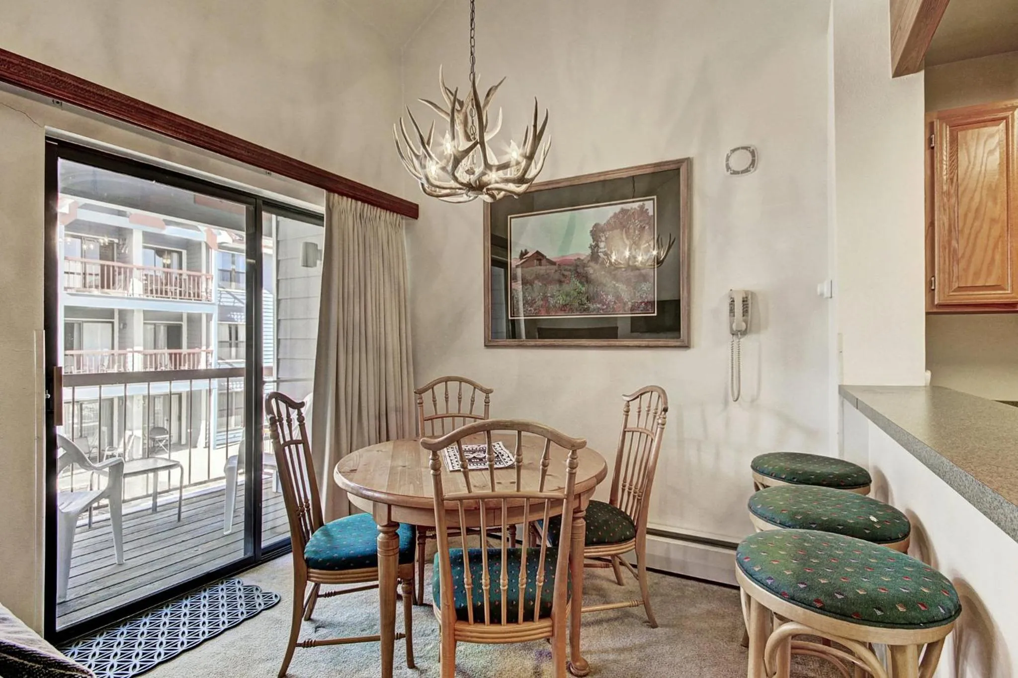 Dining area in River Mountain Lodge, A Vail Resorts Property