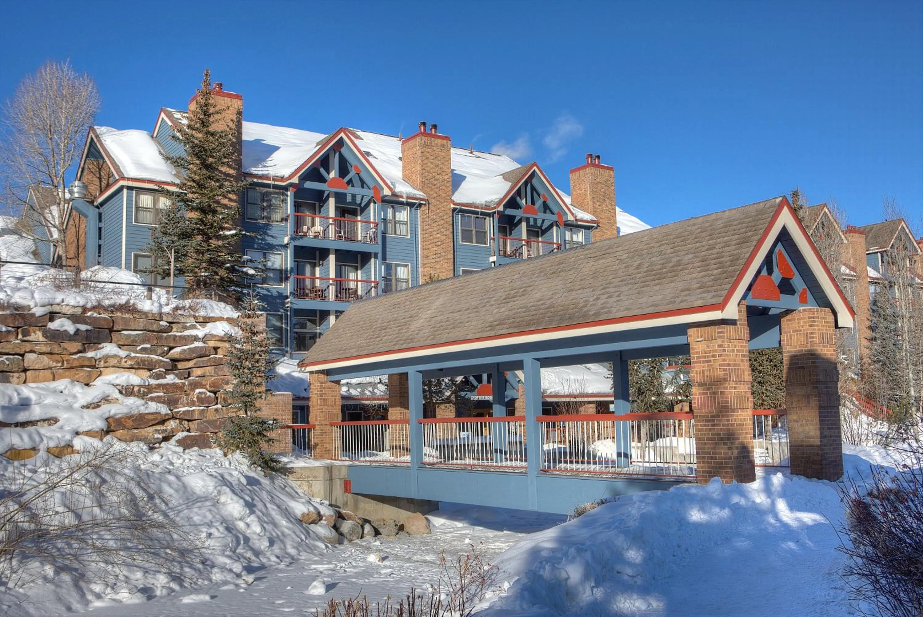 Property building in River Mountain Lodge, A Vail Resorts Property